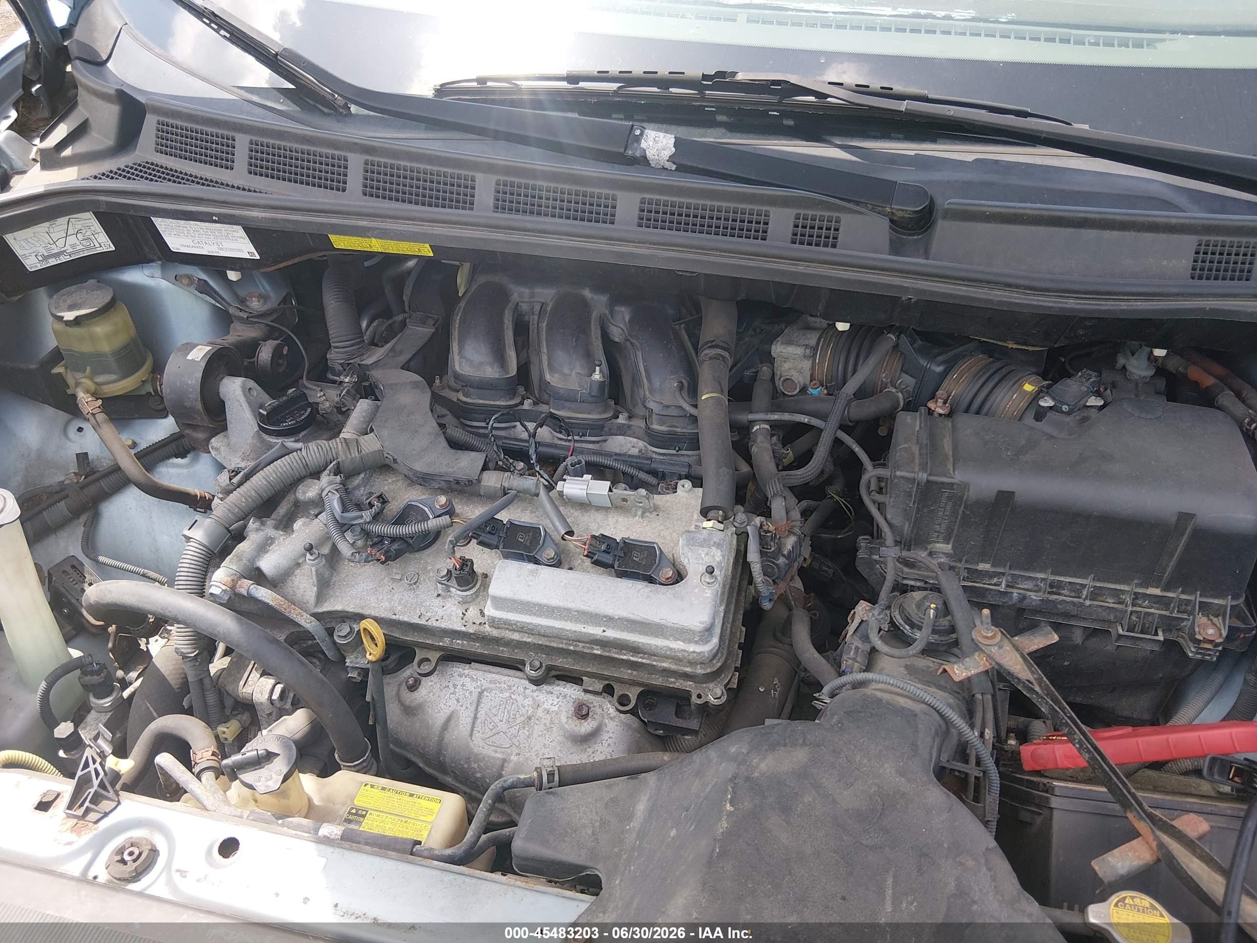 2007 Toyota Sienna Le Light Blue vin: 5TDZK23C27S001029