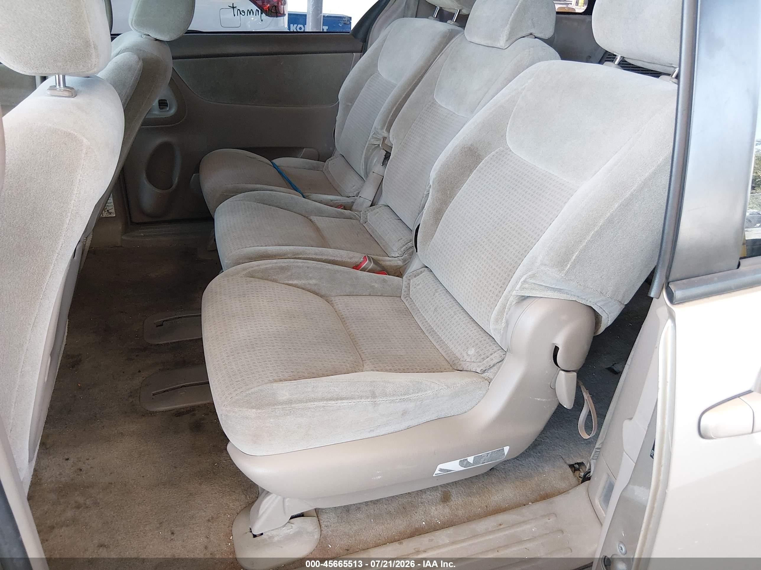 2007 Toyota Sienna Ce Brown vin: 5TDZK23C27S032717