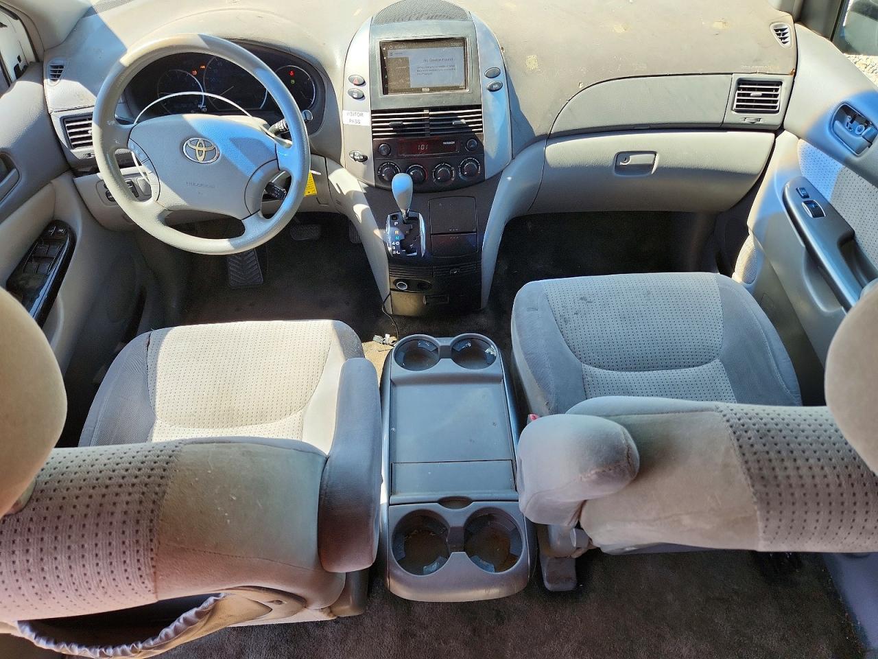 2007 Toyota Sienna Le 8-passenger White vin: 5TDZK23C27S038324