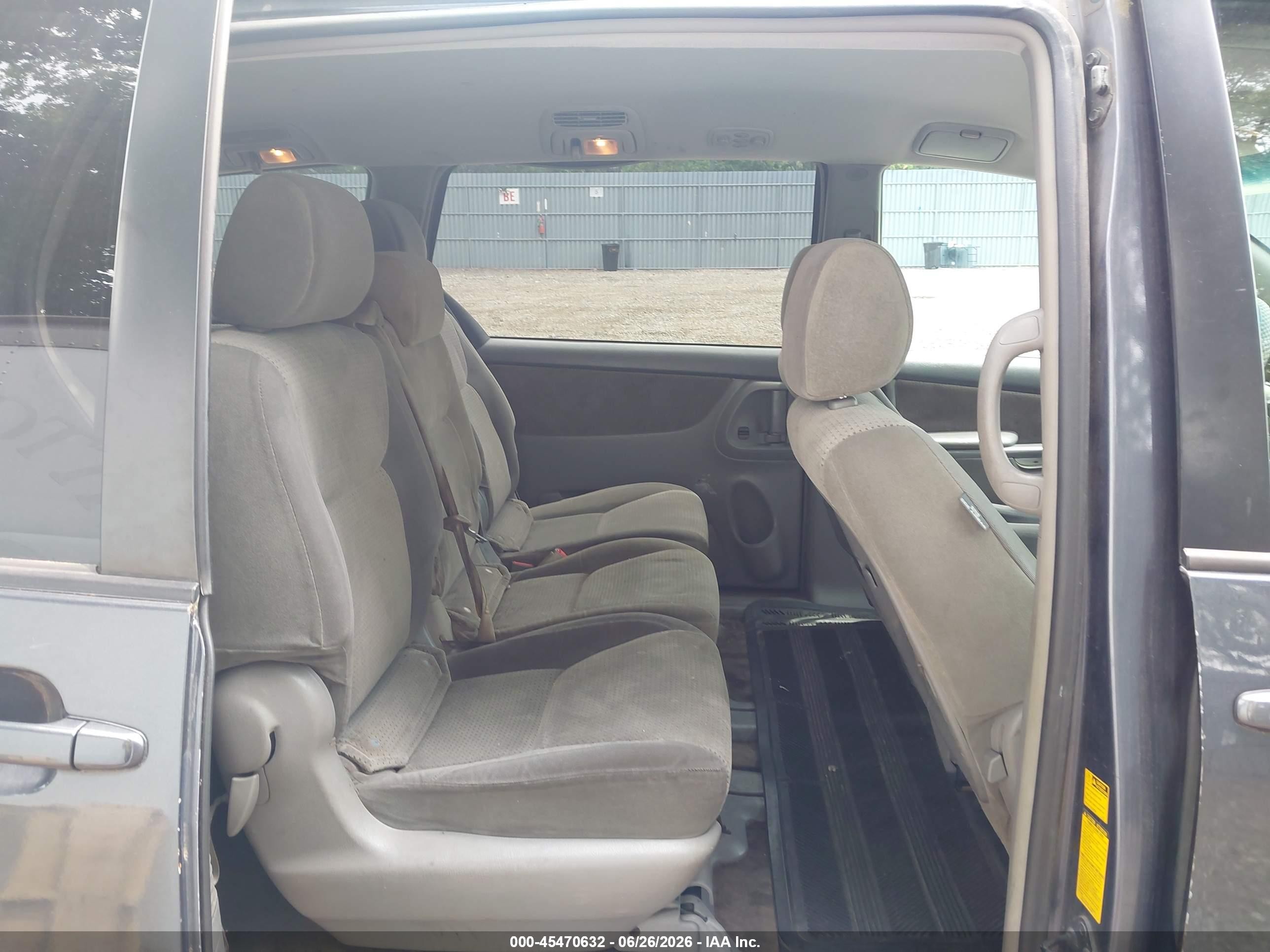 2007 Toyota Sienna Le Blue vin: 5TDZK23C27S076149