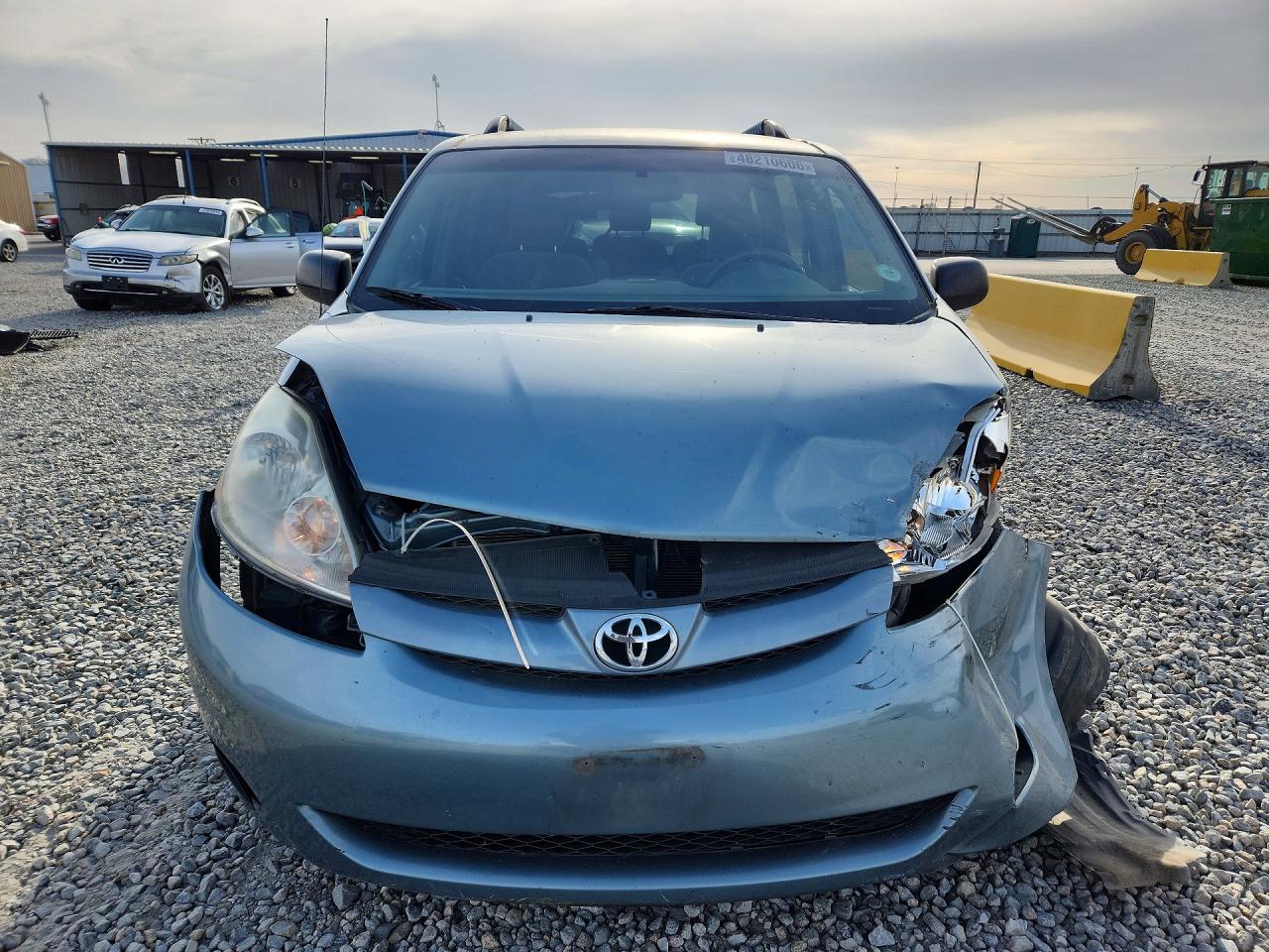 2008 Toyota Sienna Ce 8-passenger Синий vin: 5TDZK23C28S126033
