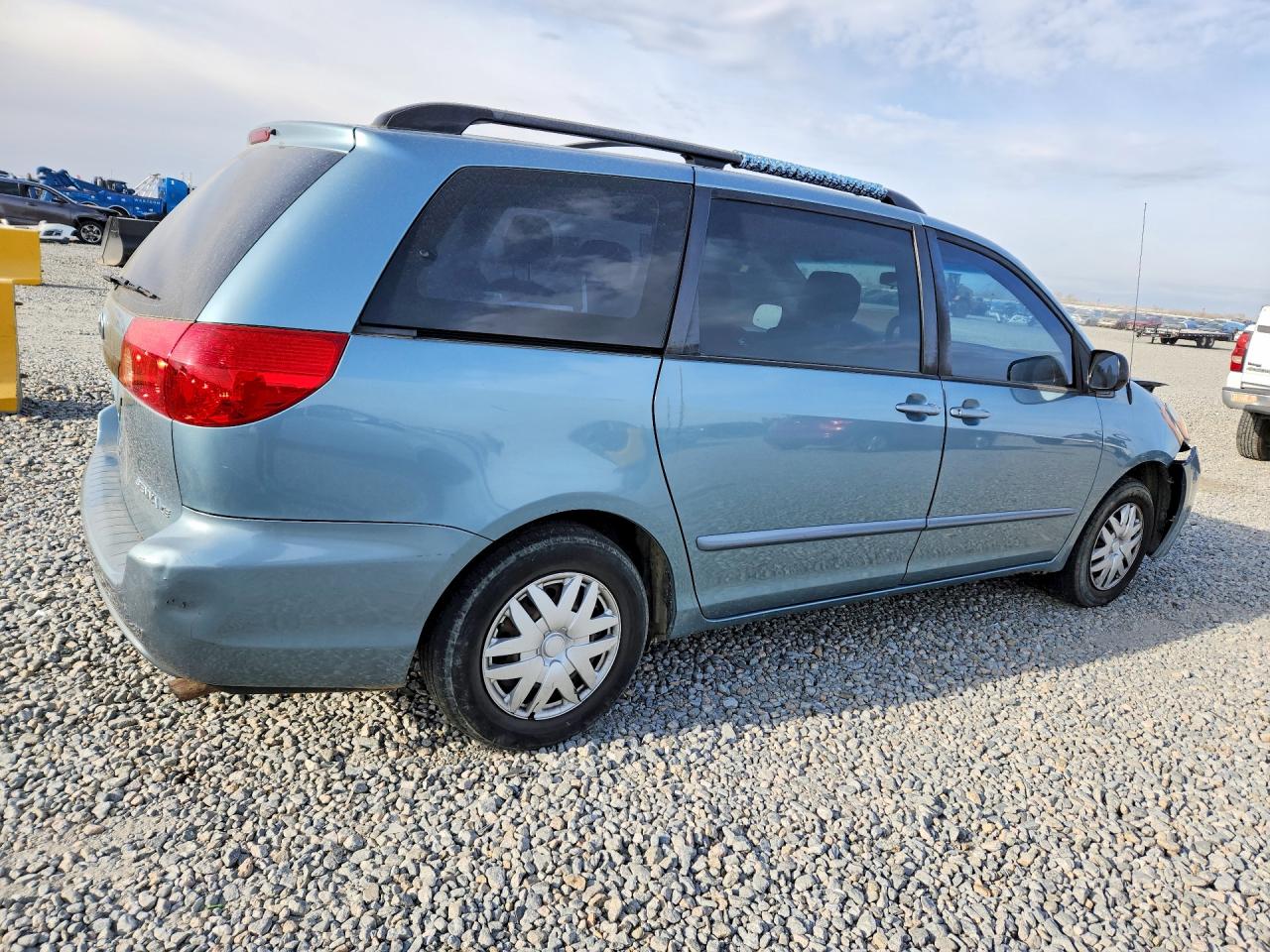 2008 Toyota Sienna Ce 8-passenger Синий vin: 5TDZK23C28S126033