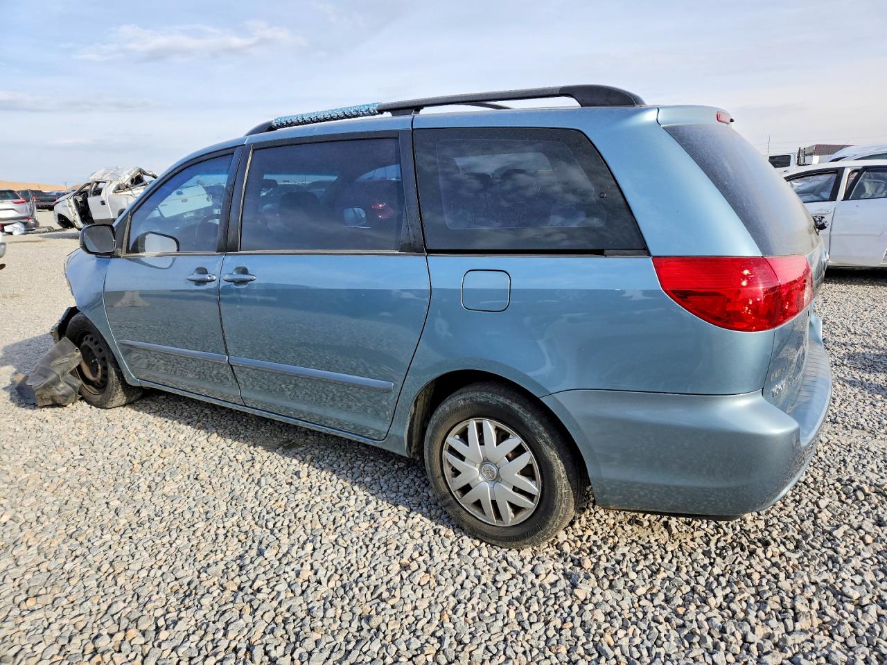 2008 Toyota Sienna Ce 8-passenger Синий vin: 5TDZK23C28S126033
