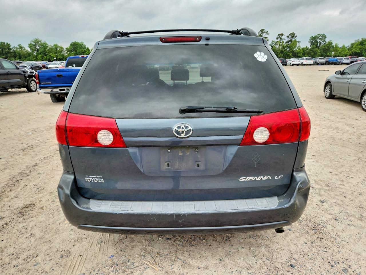 2008 Toyt Sienna Gray vin: 5TDZK23C28S142684