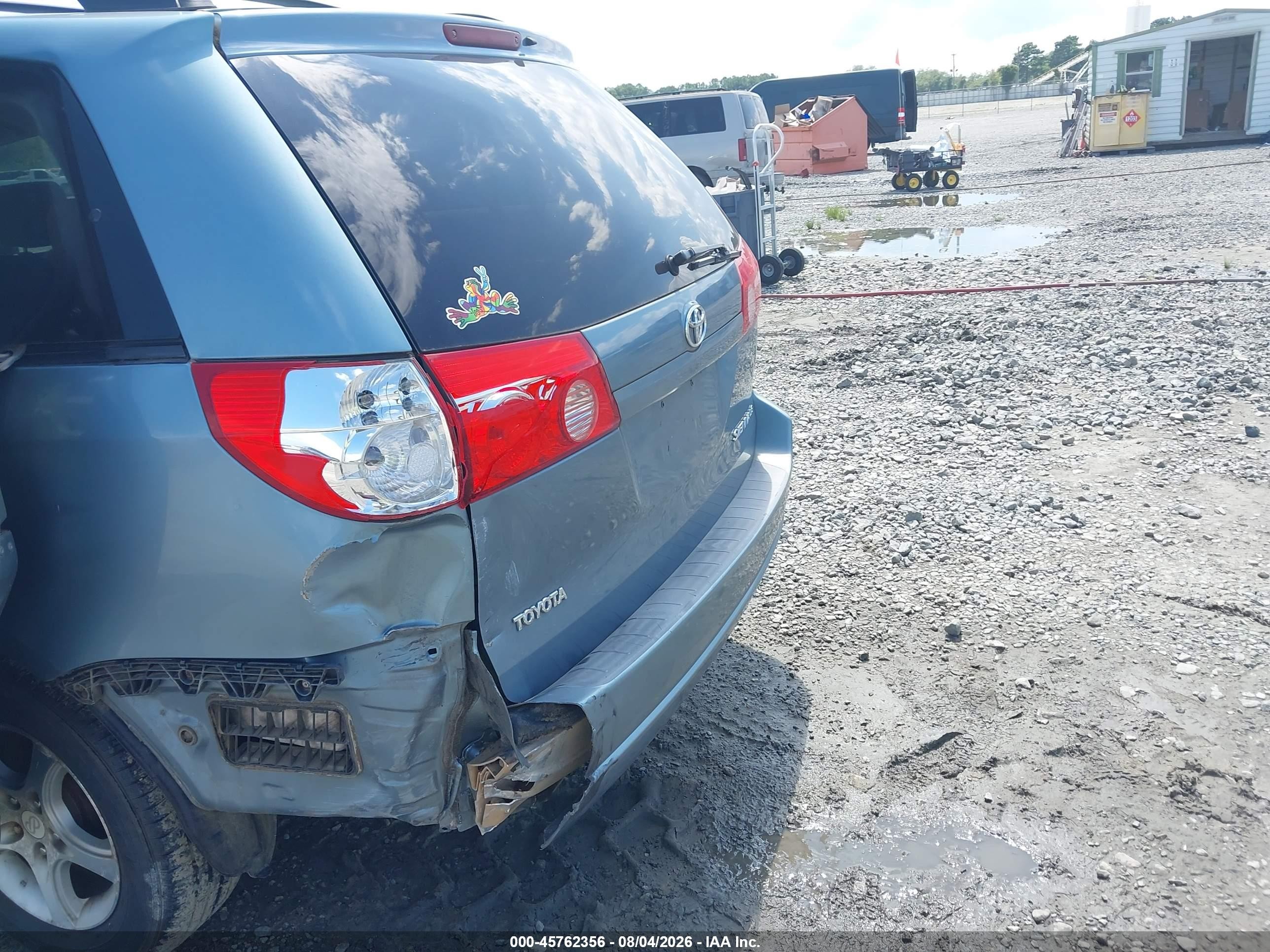 2008 Toyota Sienna Le Light Blue vin: 5TDZK23C28S148680