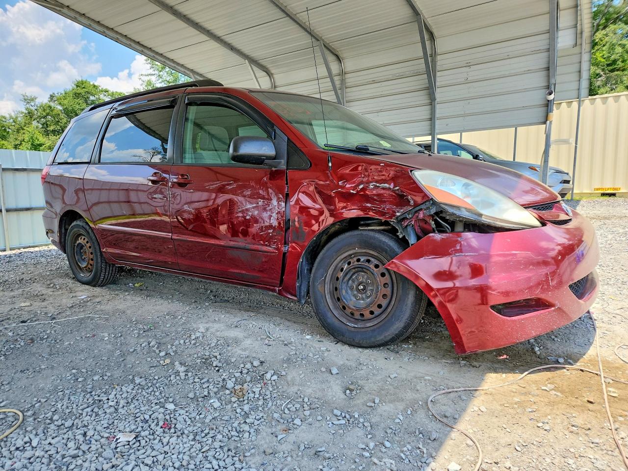 2008 Toyota Sienna Le 8-passenger Красный vin: 5TDZK23C28S162952