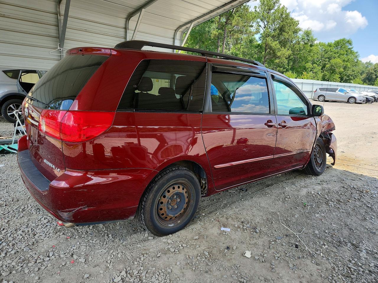 2008 Toyota Sienna Le 8-passenger Красный vin: 5TDZK23C28S162952