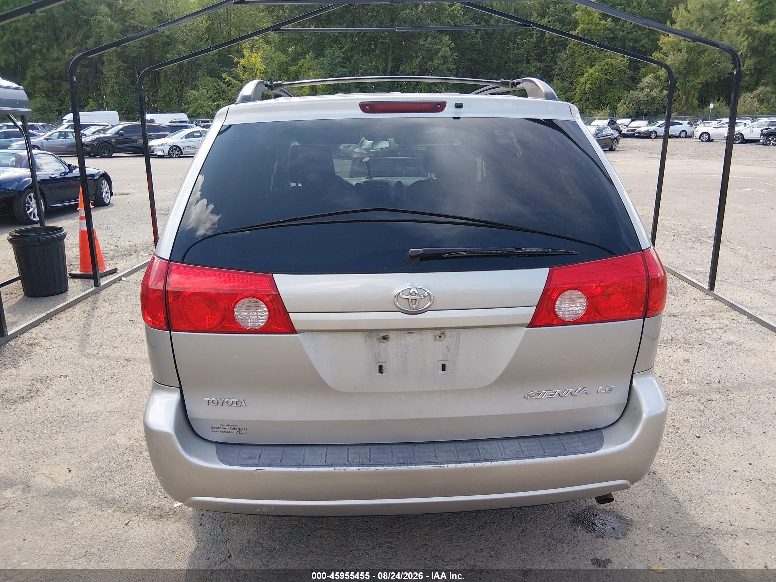2008 Toyota Sienna Le Gold vin: 5TDZK23C28S179265