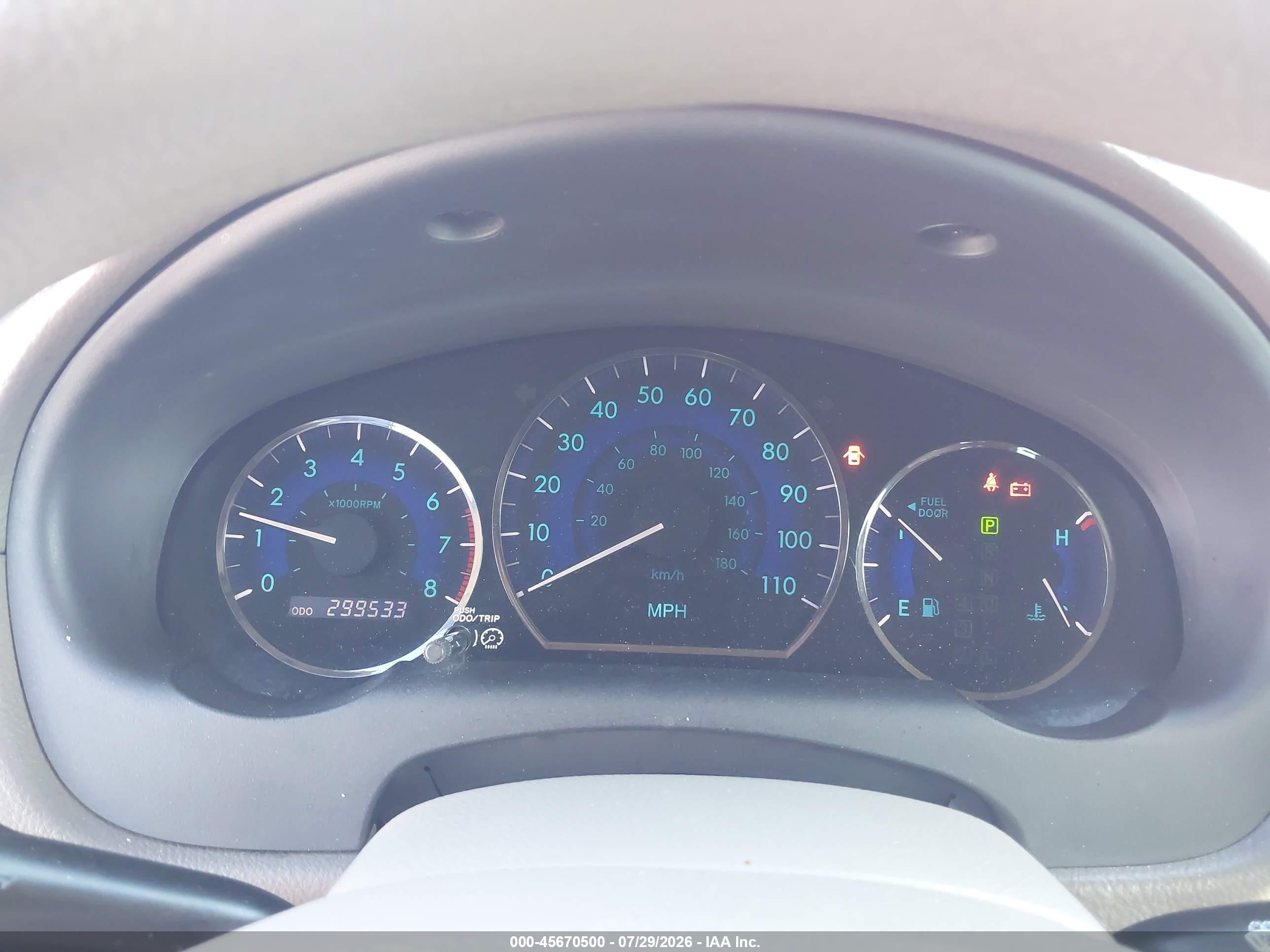 2008 Toyota Sienna Le Красный vin: 5TDZK23C28S190380