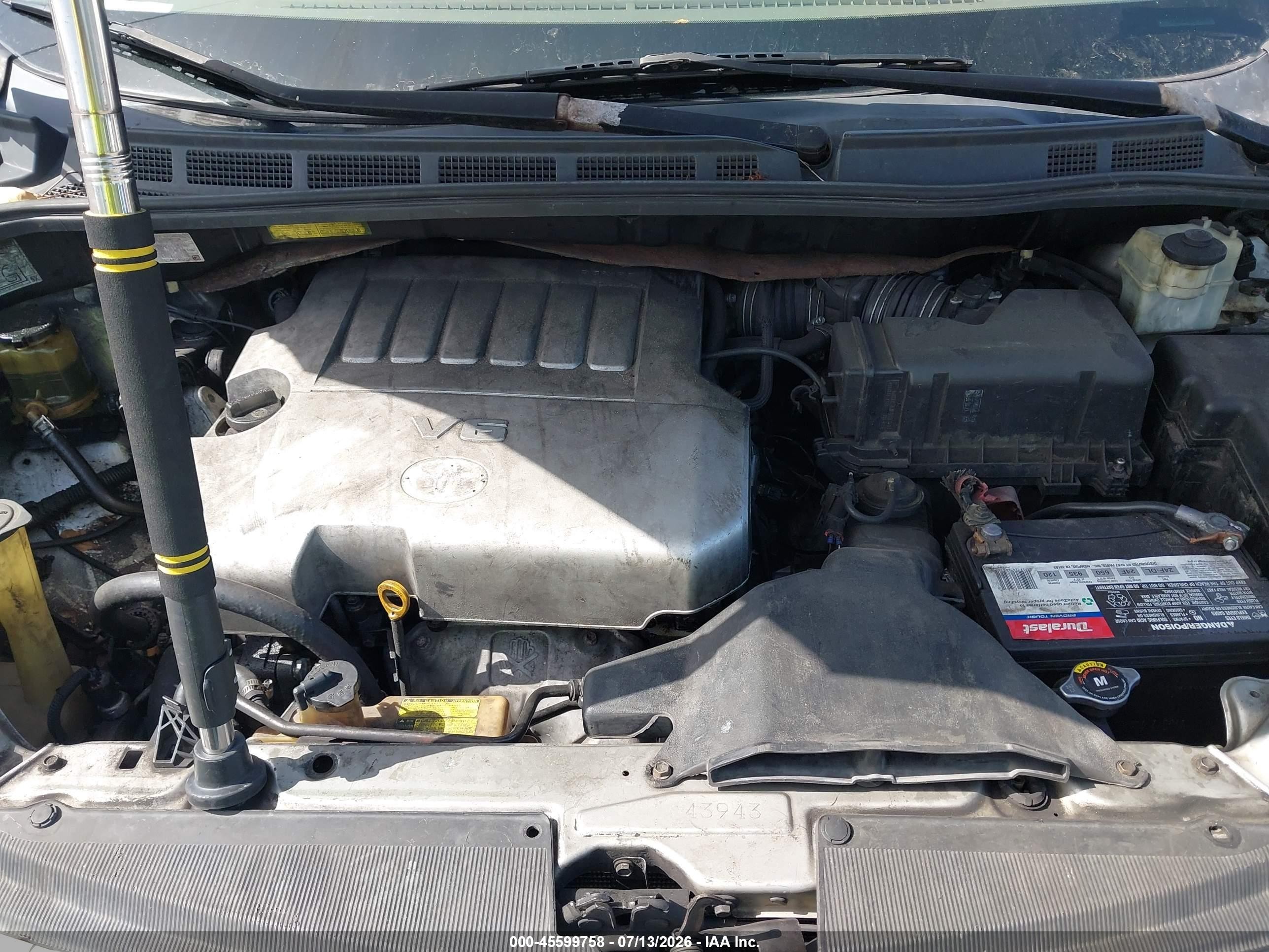 2008 Toyota Sienna Le Silver vin: 5TDZK23C28S205900