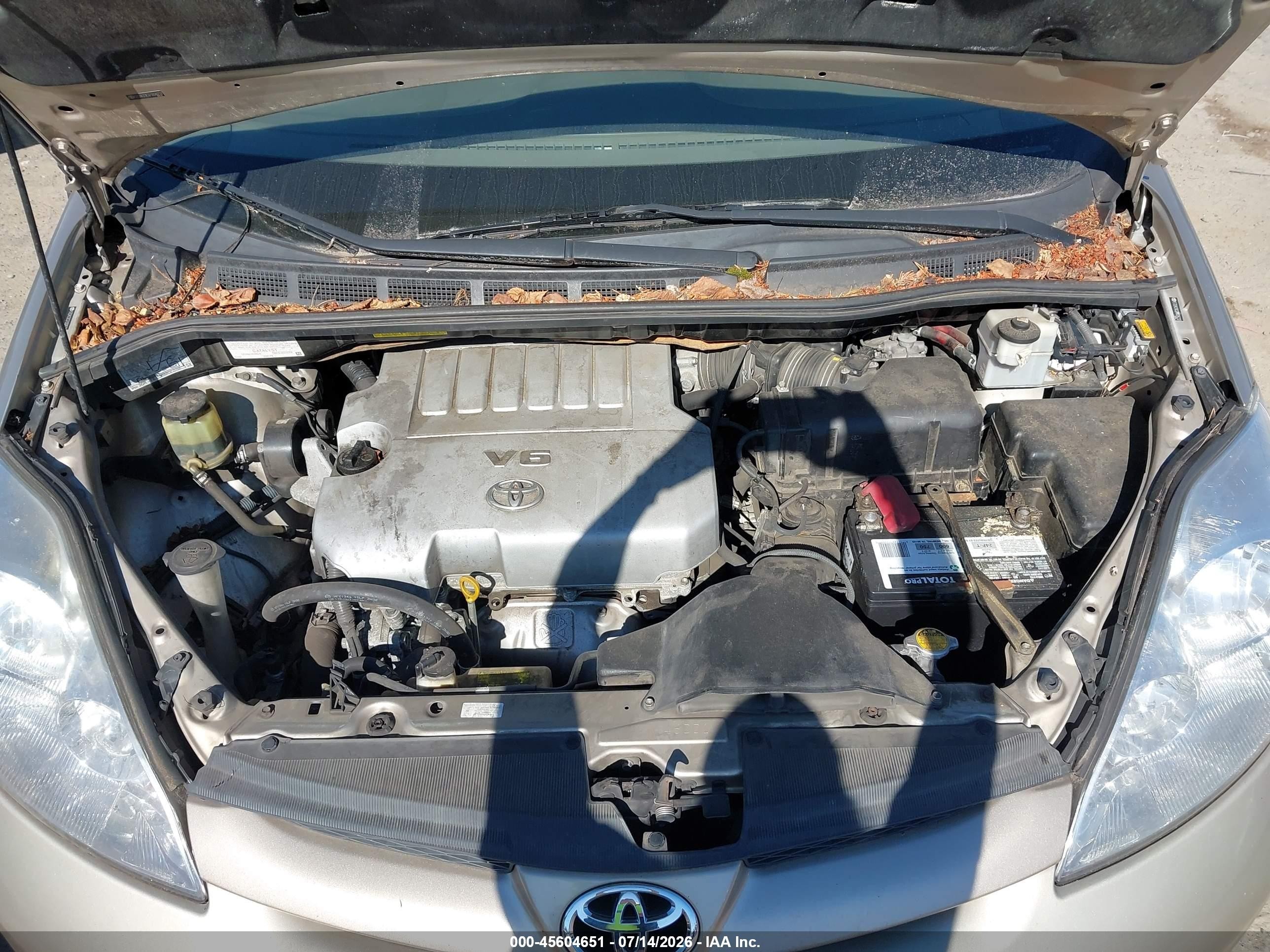 2007 Toyota Sienna Le Gold vin: 5TDZK23C37S026232