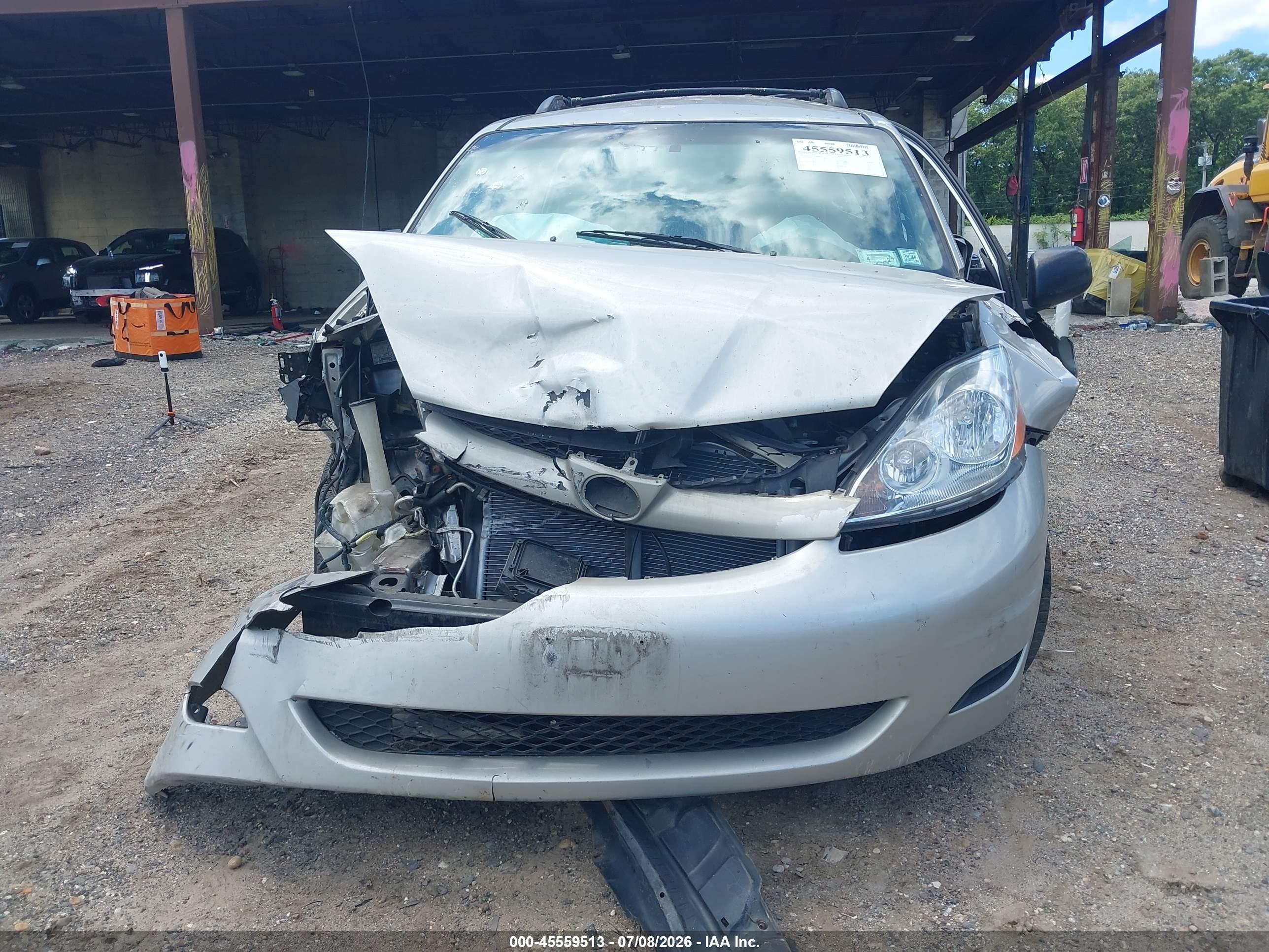 2007 Toyota Sienna Le Бежевый vin: 5TDZK23C37S055911