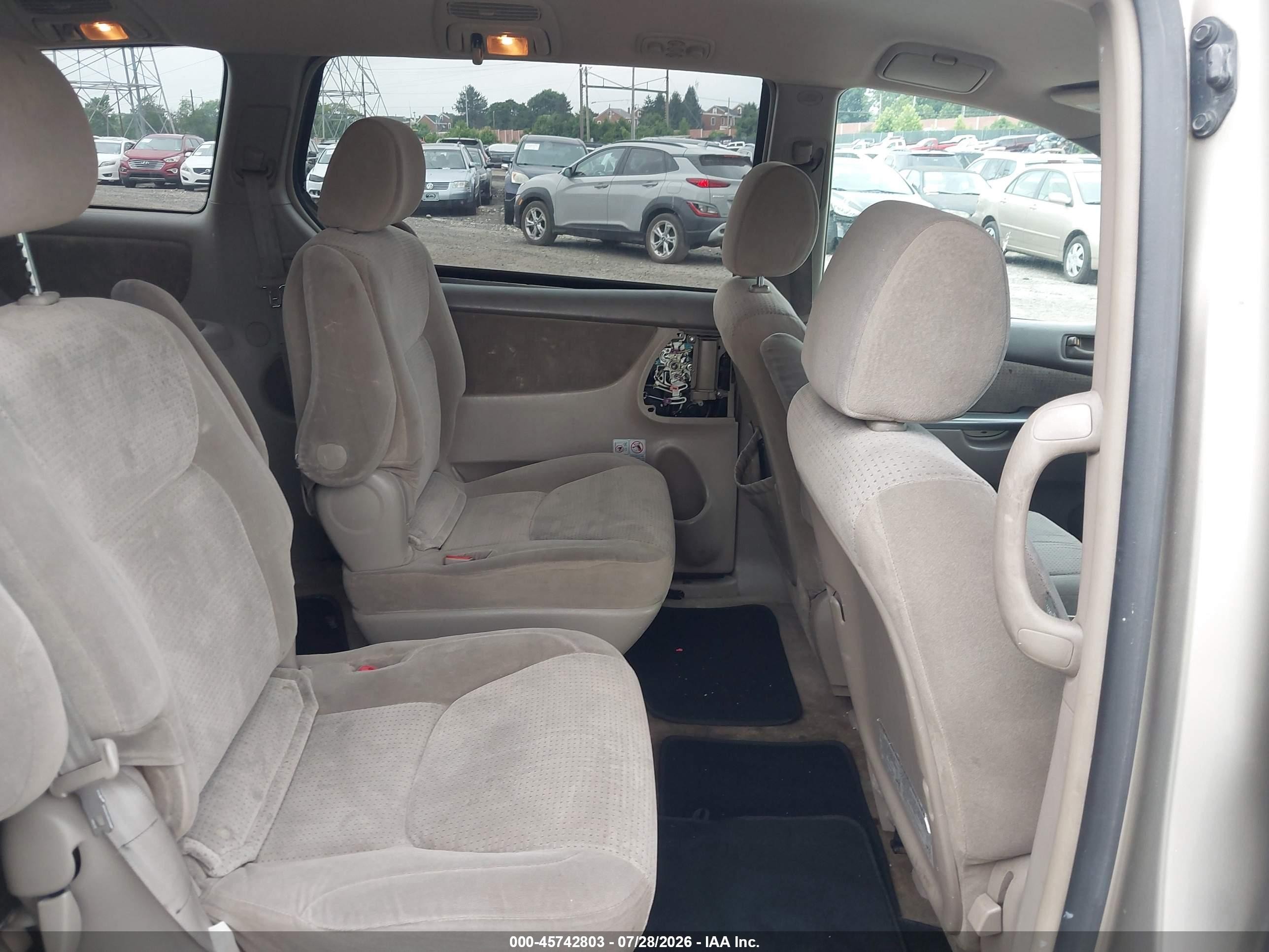2007 Toyota Sienna Le Gold vin: 5TDZK23C37S083997