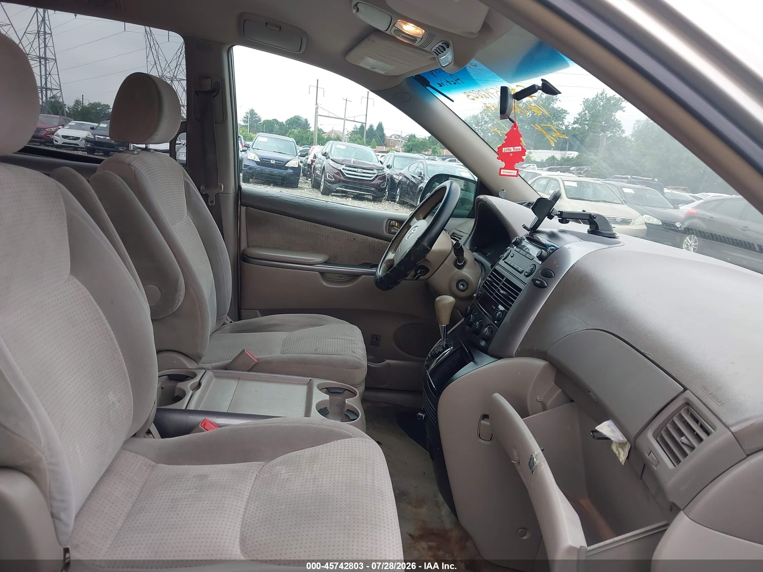 2007 Toyota Sienna Le Gold vin: 5TDZK23C37S083997
