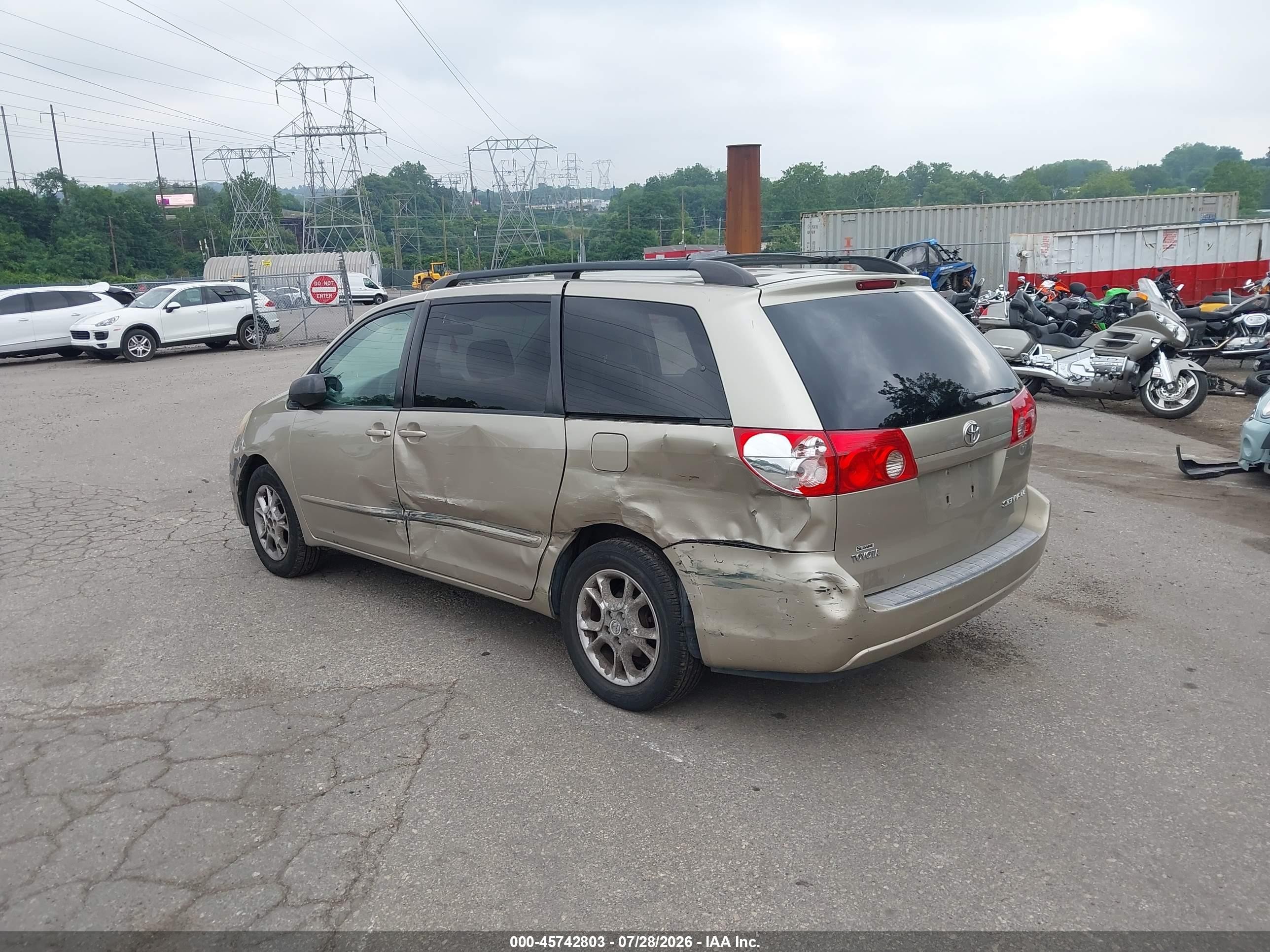 2007 Toyota Sienna Le Gold vin: 5TDZK23C37S083997