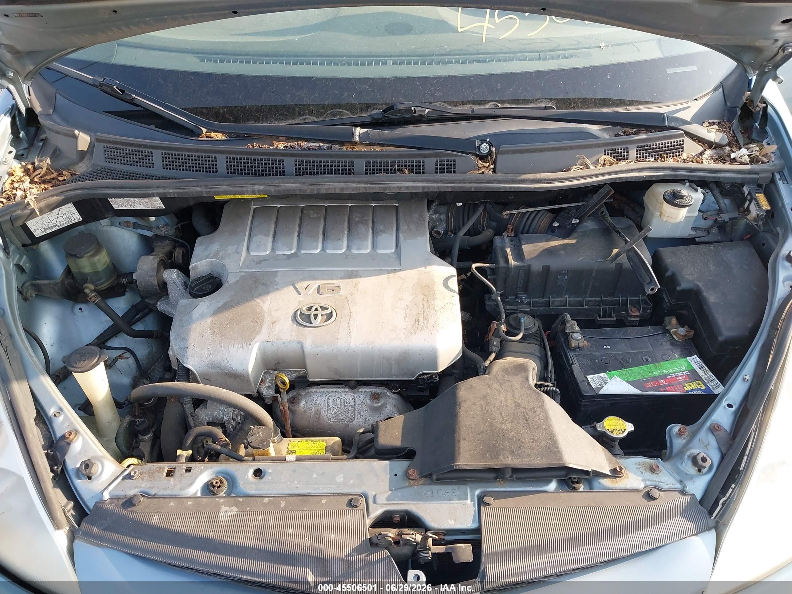 2008 Toyota Sienna Le Teal vin: 5TDZK23C38S113288