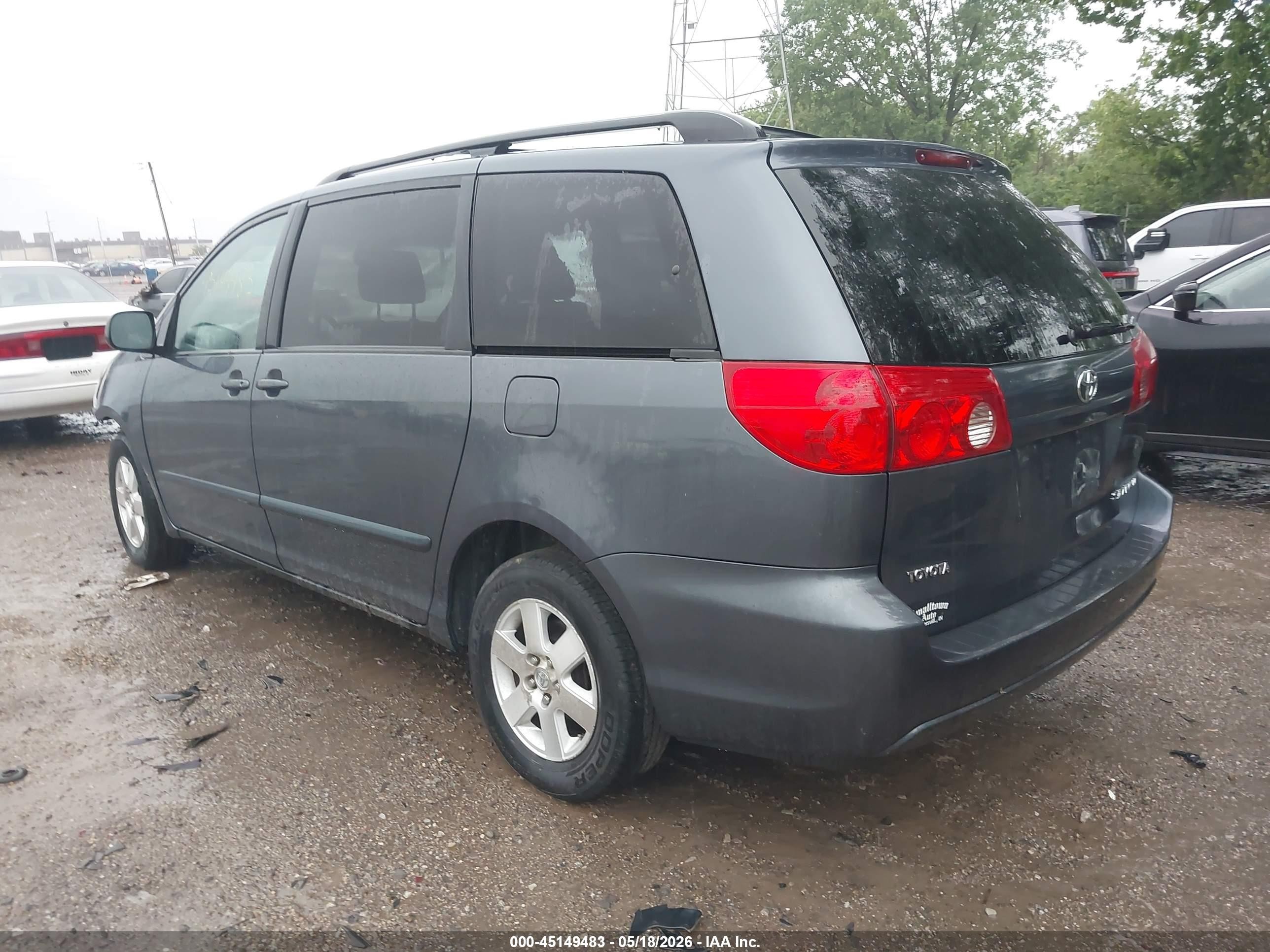 2008 Toyota Sienna Le Blue vin: 5TDZK23C38S135355