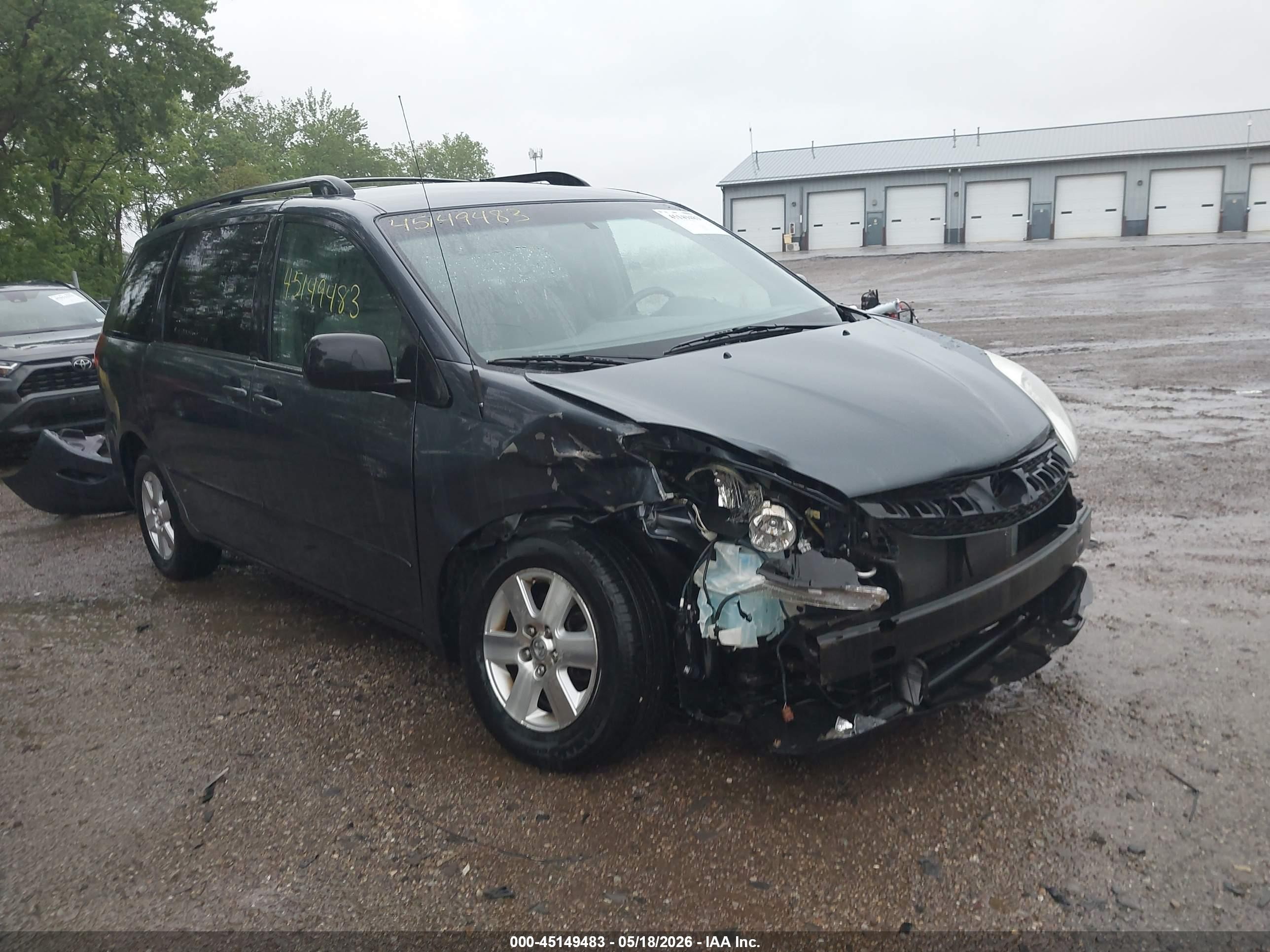 2008 Toyota Sienna Le Blue vin: 5TDZK23C38S135355