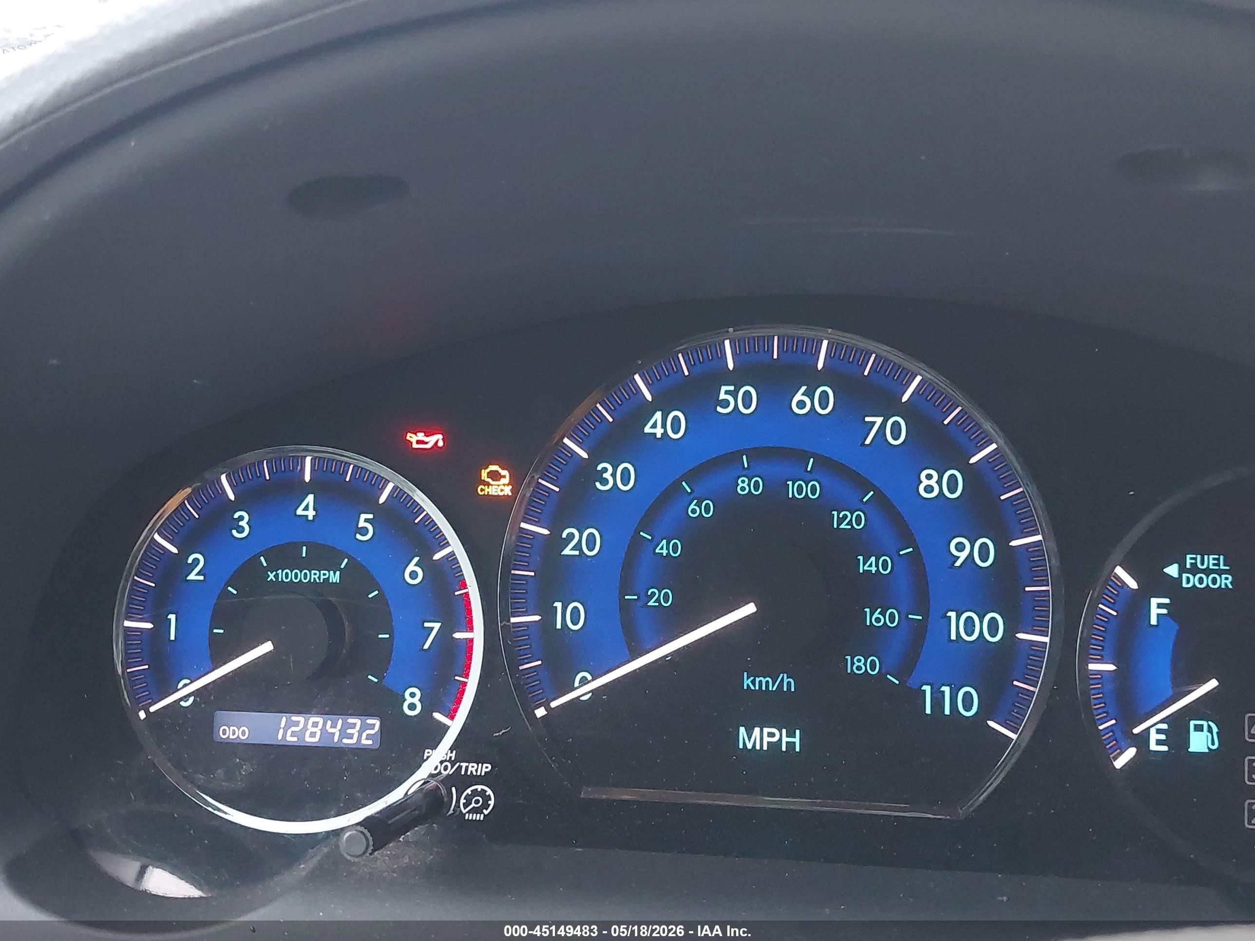 2008 Toyota Sienna Le Blue vin: 5TDZK23C38S135355