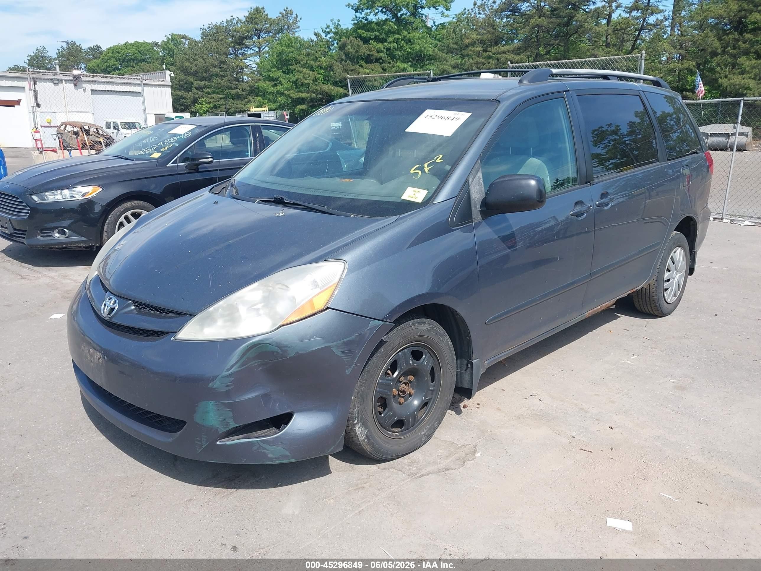 2008 Toyota Sienna Le Синий vin: 5TDZK23C38S141818