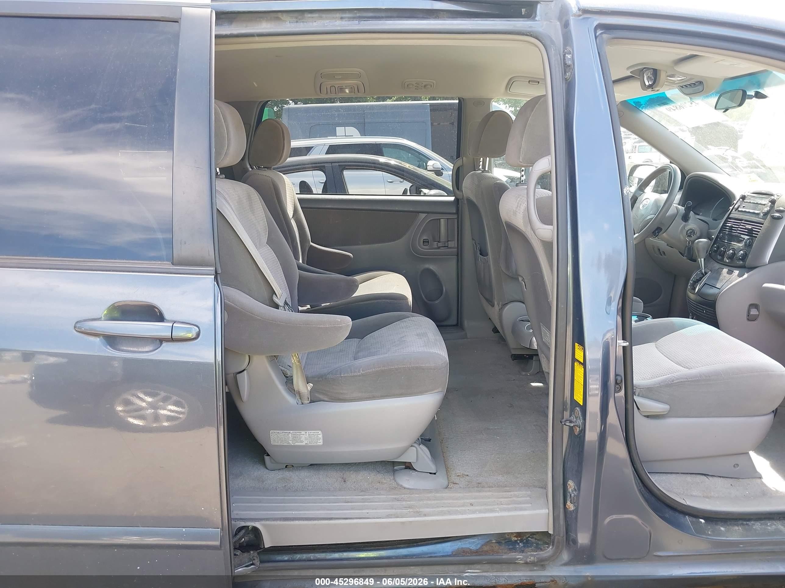 2008 Toyota Sienna Le Синий vin: 5TDZK23C38S141818