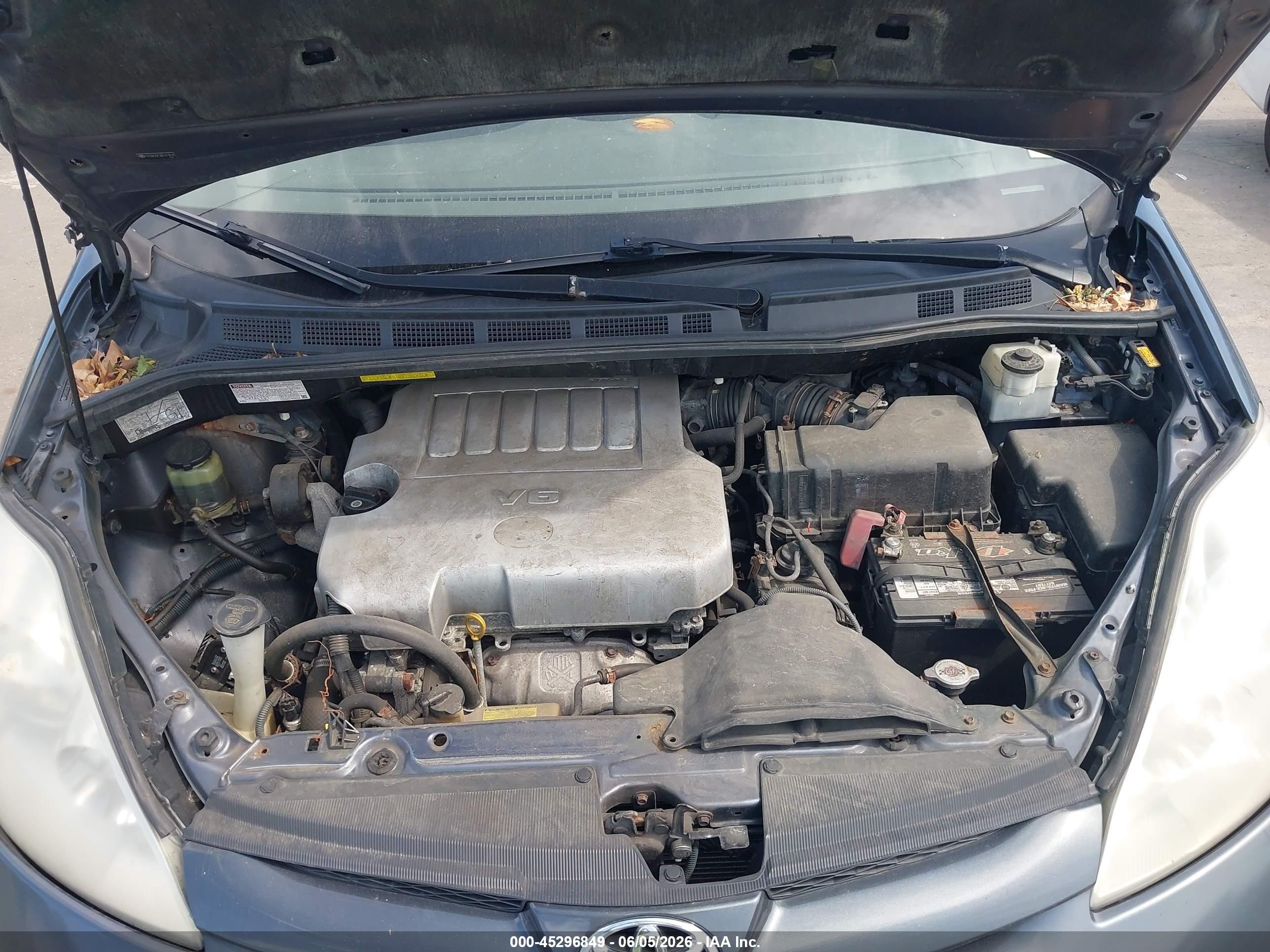 2008 Toyota Sienna Le Синий vin: 5TDZK23C38S141818