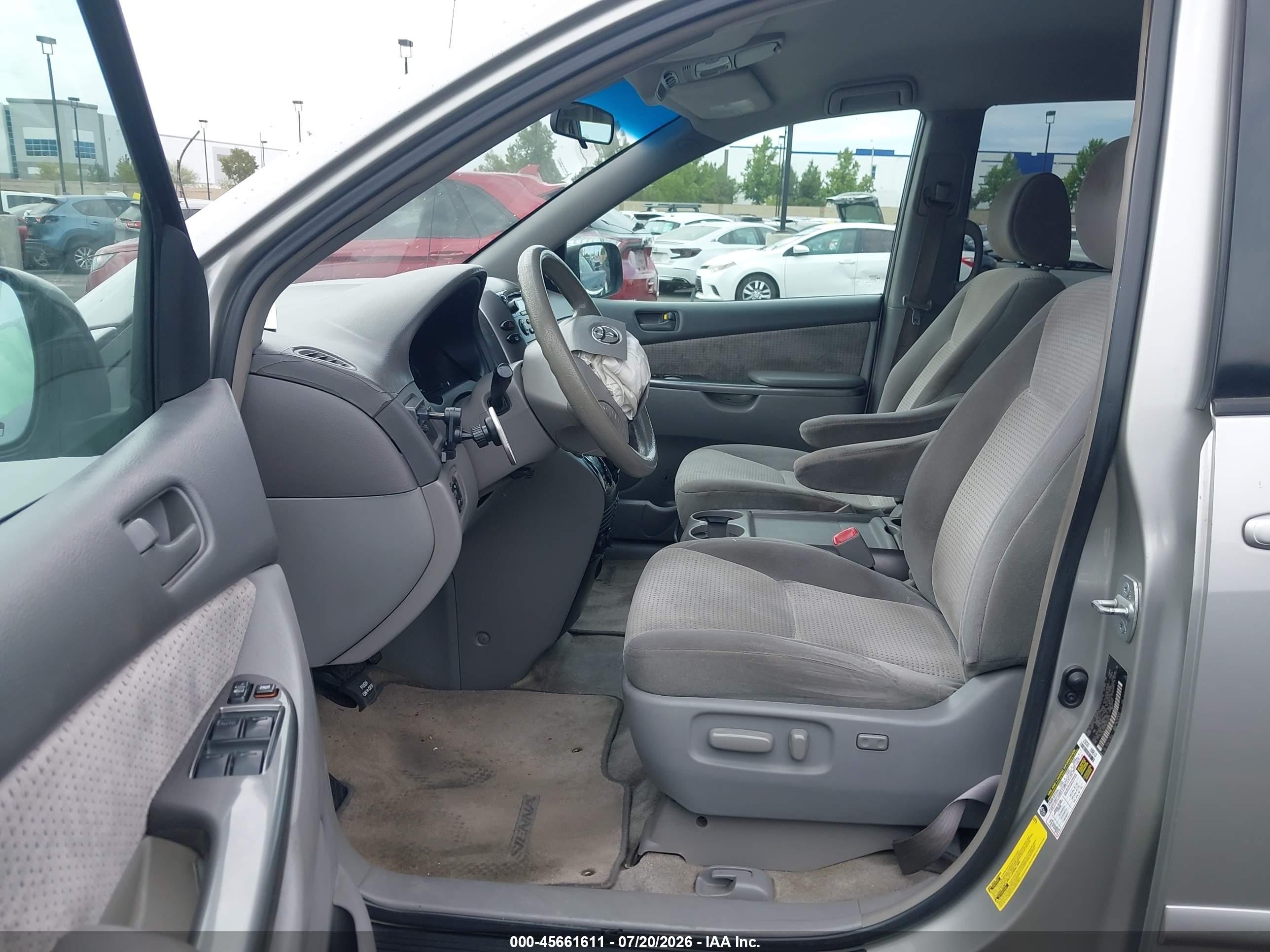 2008 Toyota Sienna Le Silver vin: 5TDZK23C38S144217