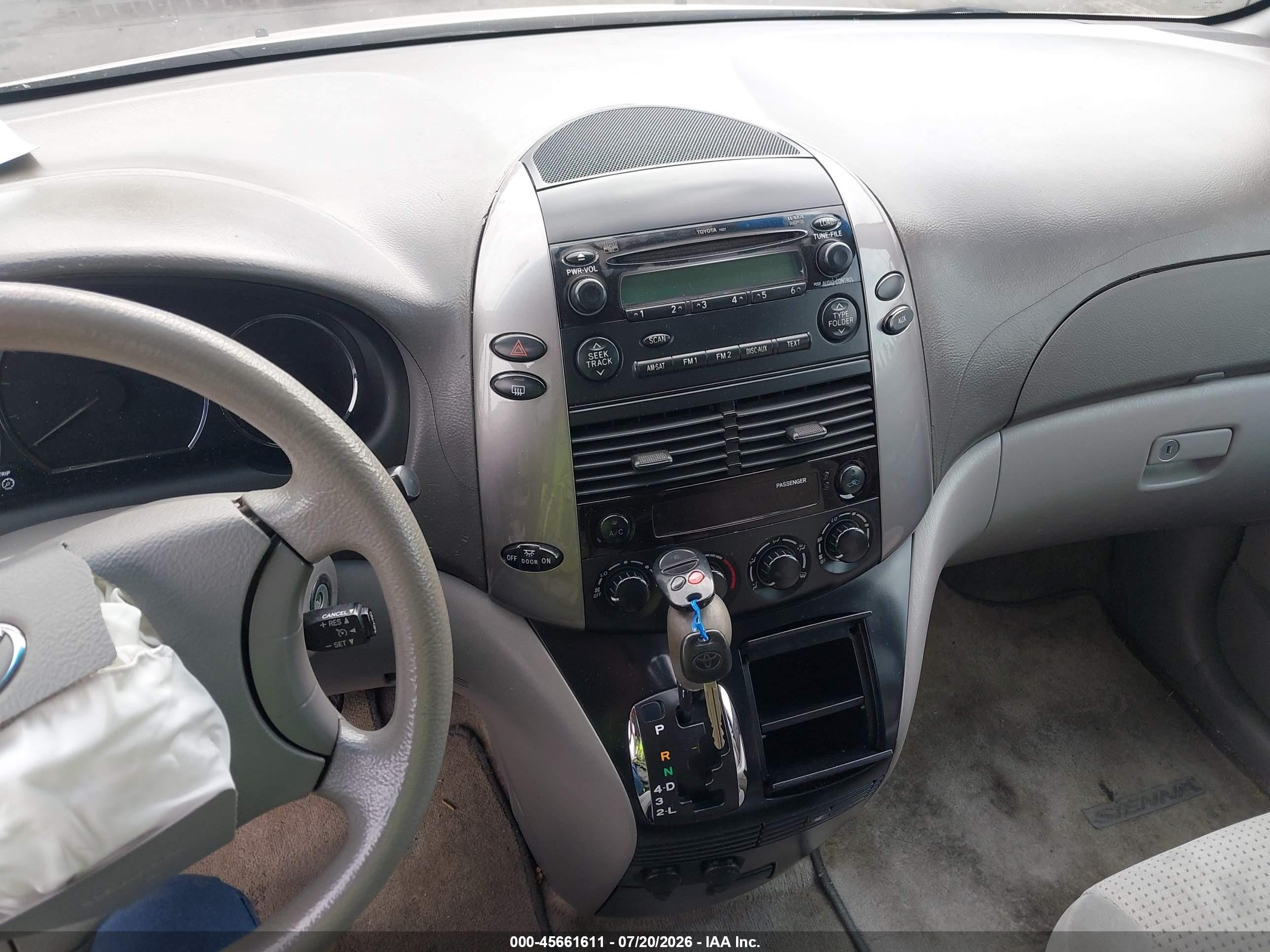 2008 Toyota Sienna Le Silver vin: 5TDZK23C38S144217