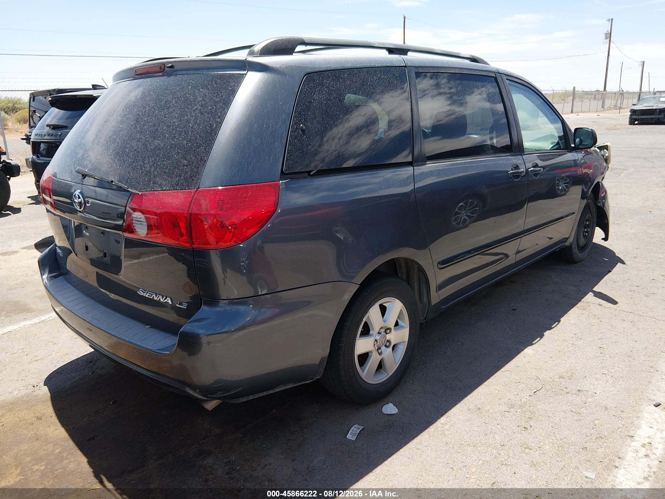 2008 Toyota Sienna Le Gray vin: 5TDZK23C38S145478