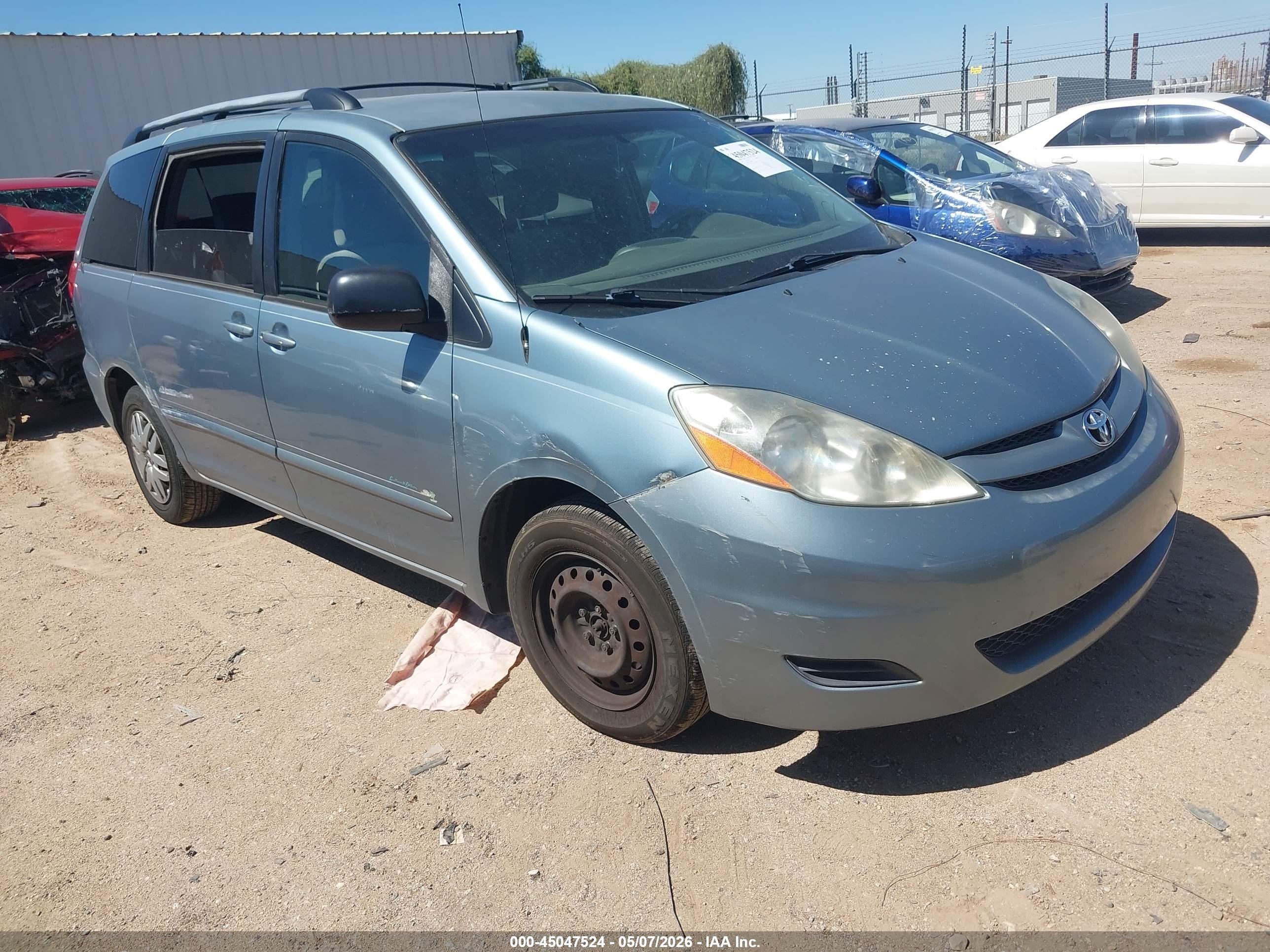 2008 Toyota Sienna Le Blue vin: 5TDZK23C38S149823