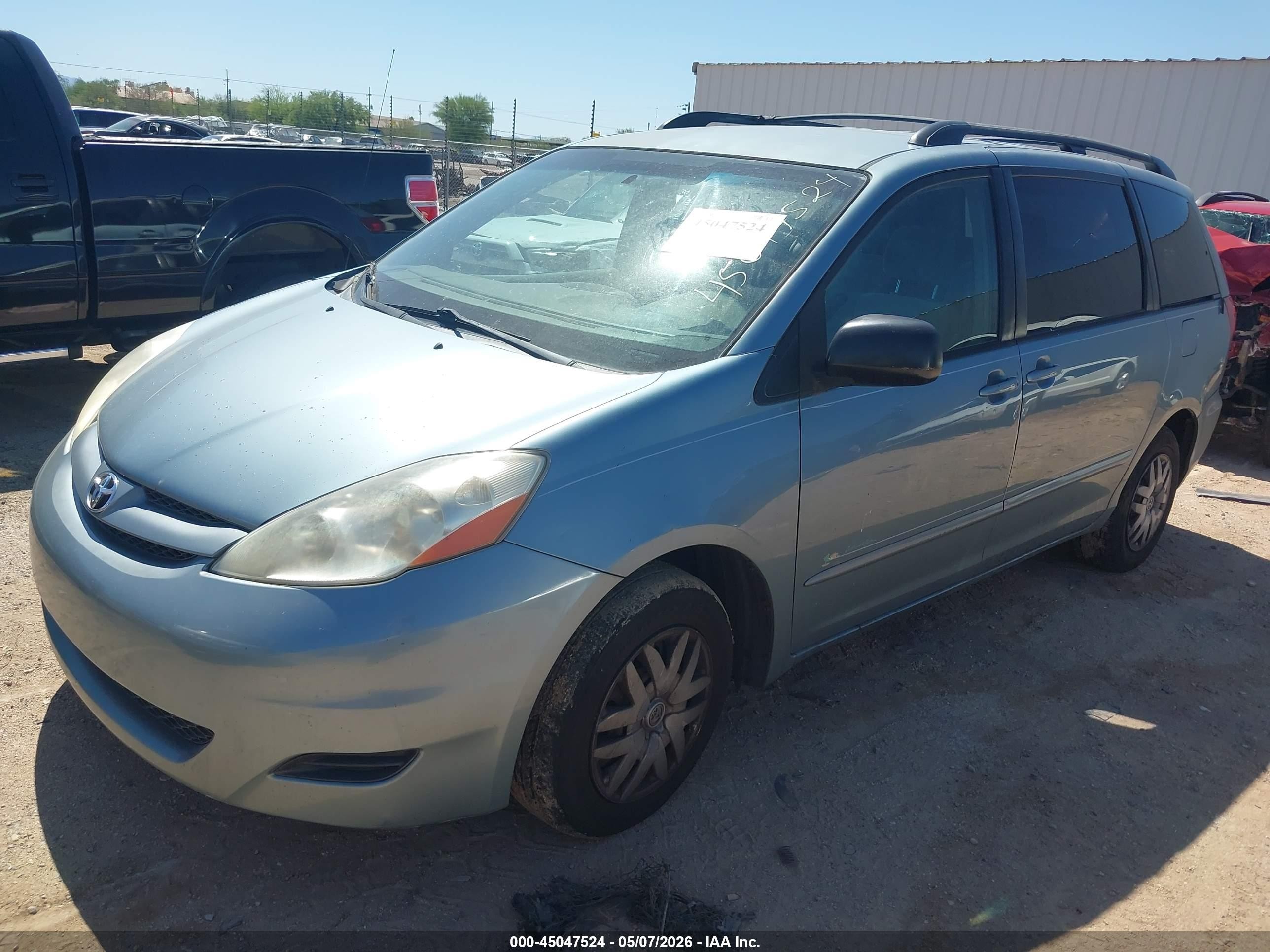 2008 Toyota Sienna Le Синий vin: 5TDZK23C38S149823