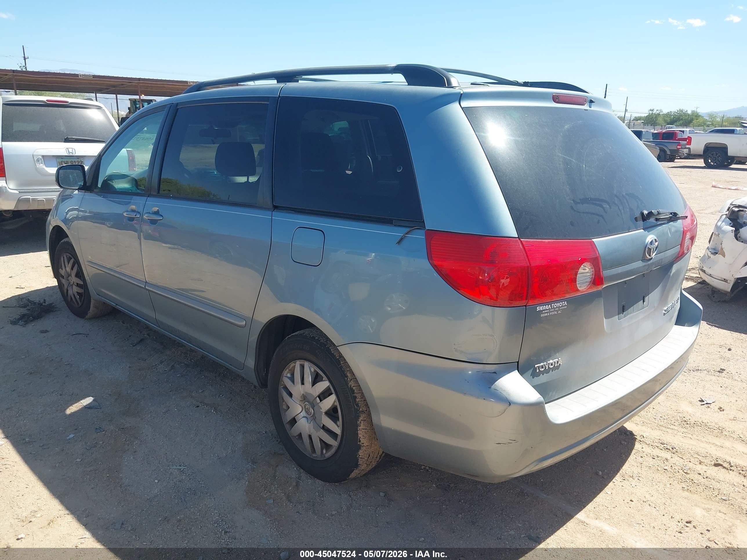2008 Toyota Sienna Le Синий vin: 5TDZK23C38S149823