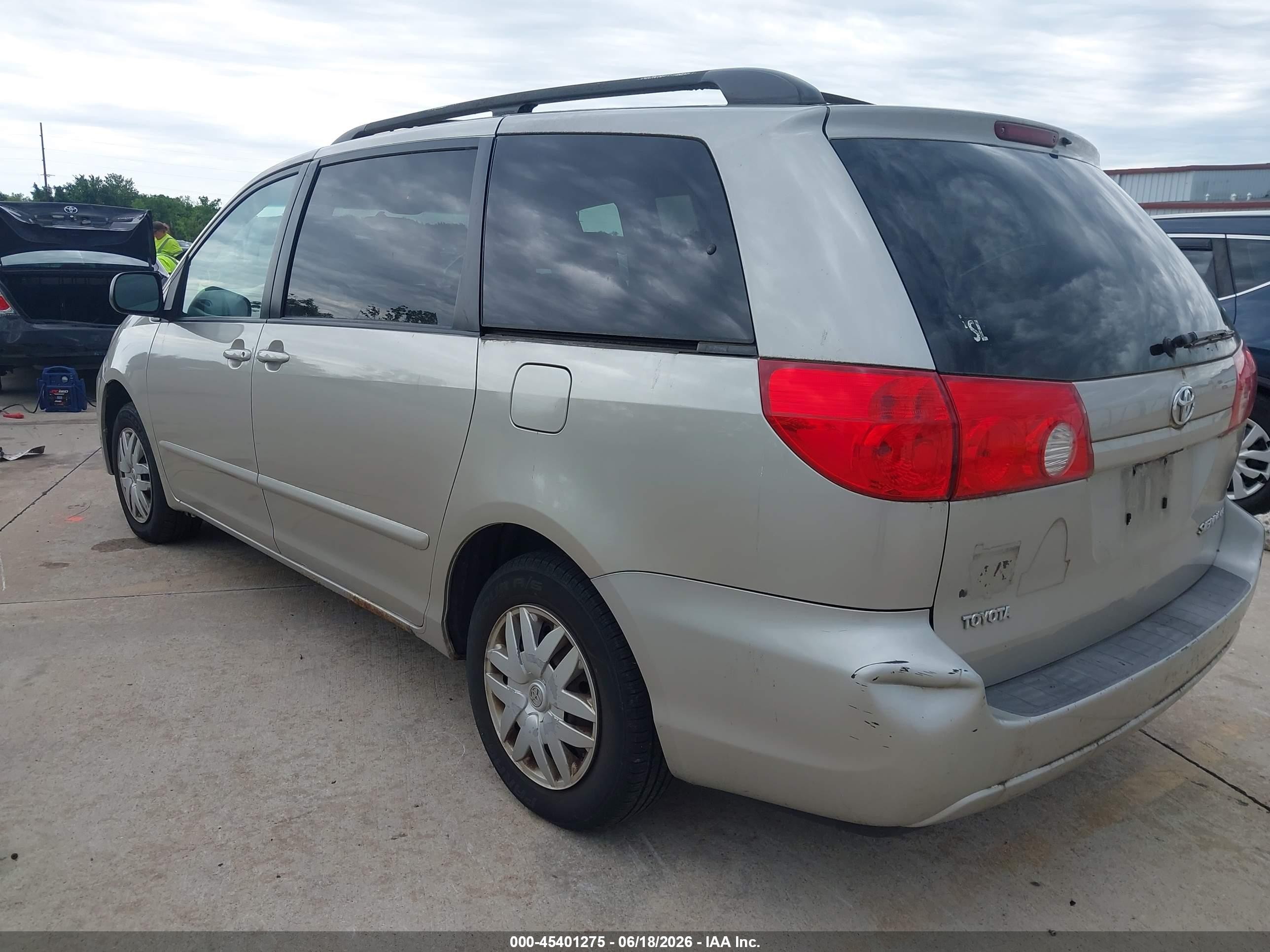 2008 Toyota Sienna Le Beige vin: 5TDZK23C38S154326