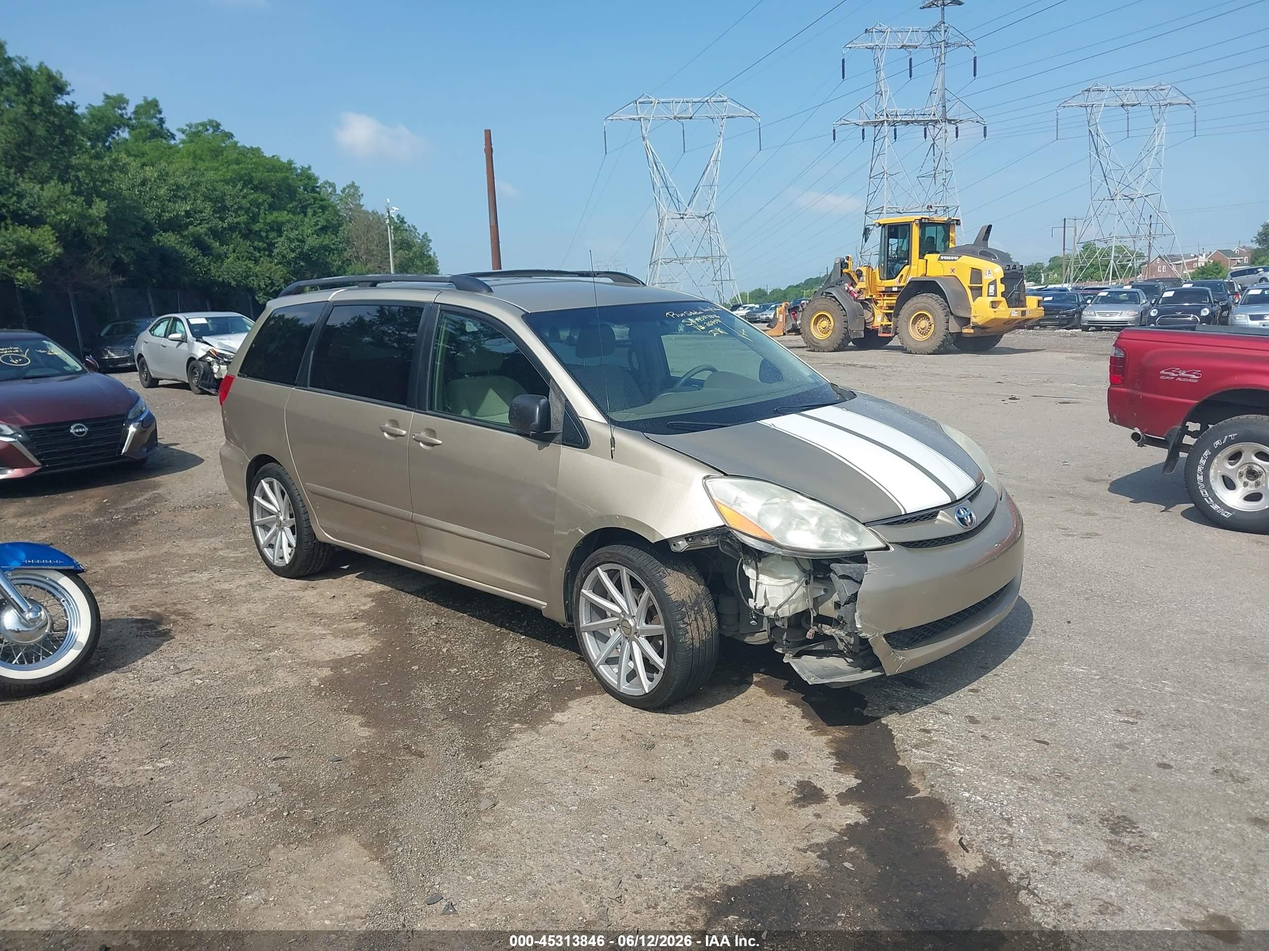 2008 Toyota Sienna Le Gold vin: 5TDZK23C38S207591