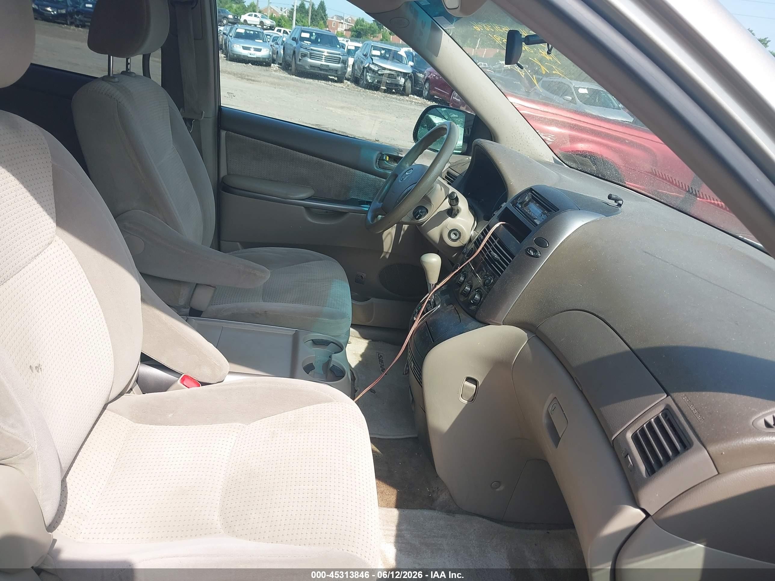 2008 Toyota Sienna Le Gold vin: 5TDZK23C38S207591