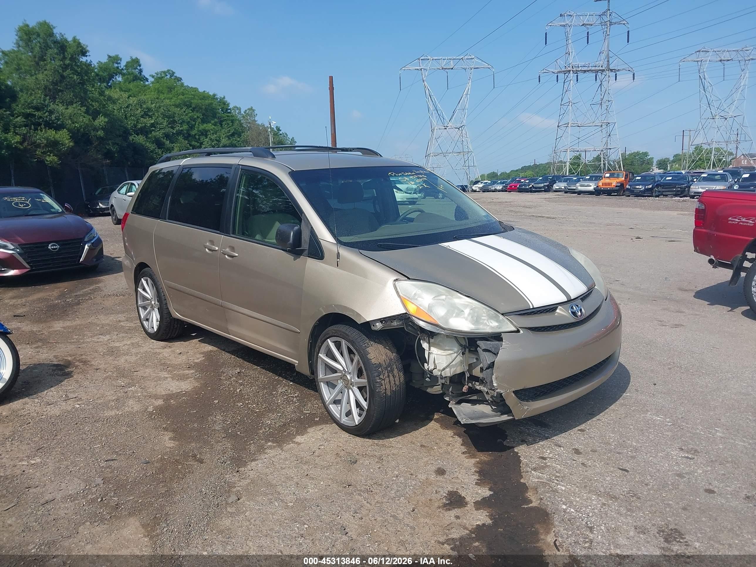 2008 Toyota Sienna Le Gold vin: 5TDZK23C38S207591