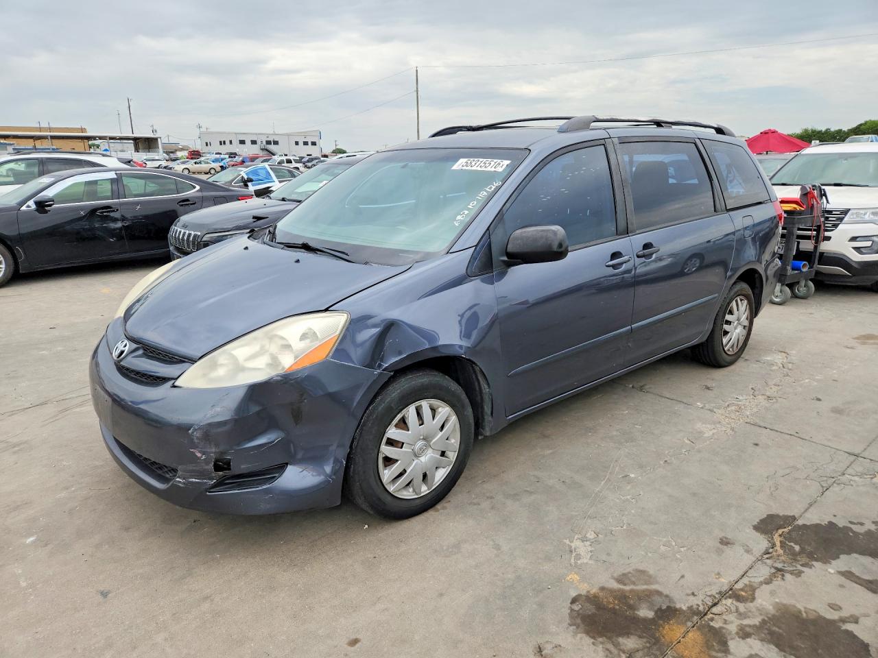 2009 Toyota Sienna Ce 7-passenger Gray vin: 5TDZK23C39S226014