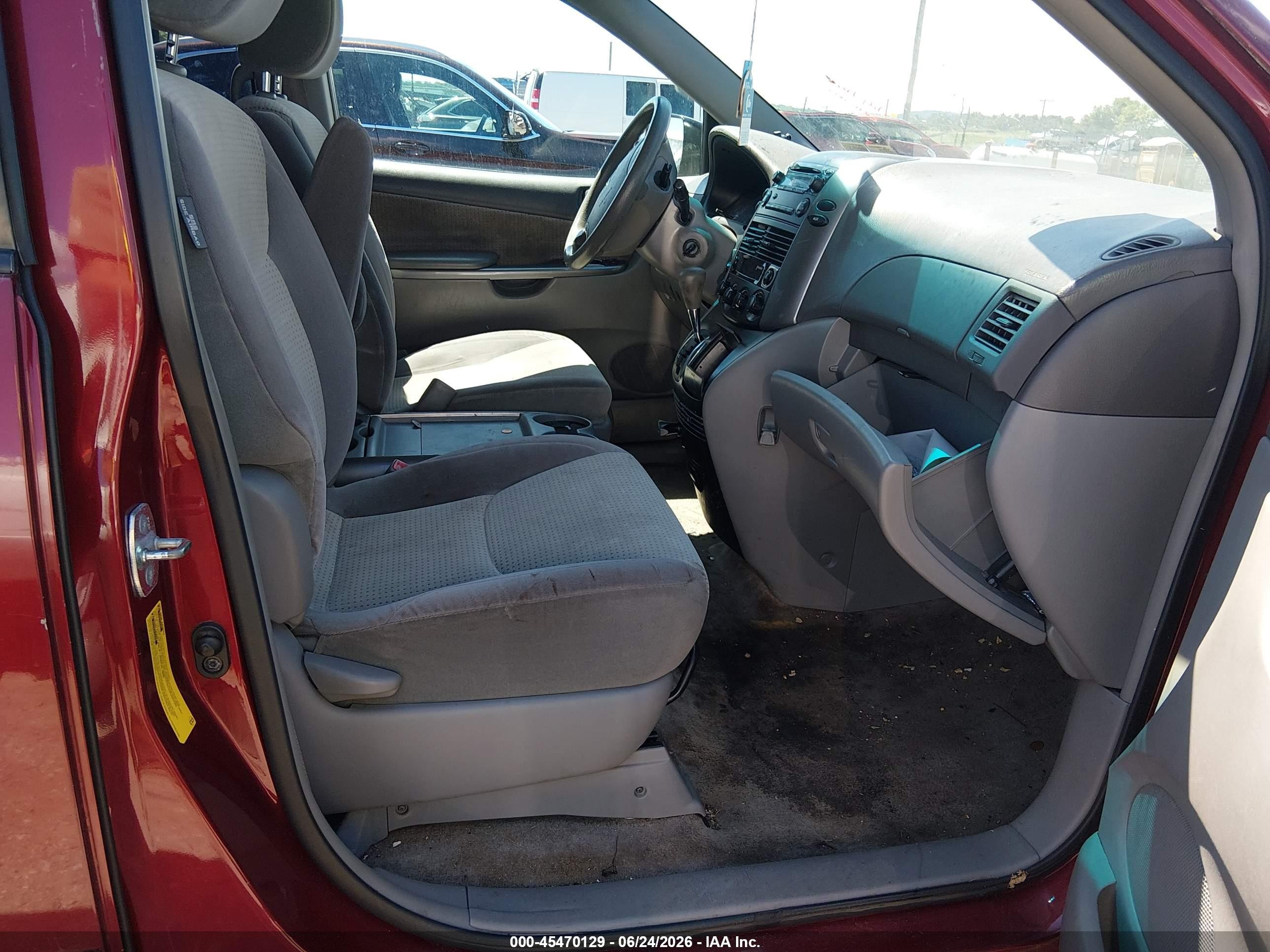 2009 Toyota Sienna Le Red vin: 5TDZK23C39S246523