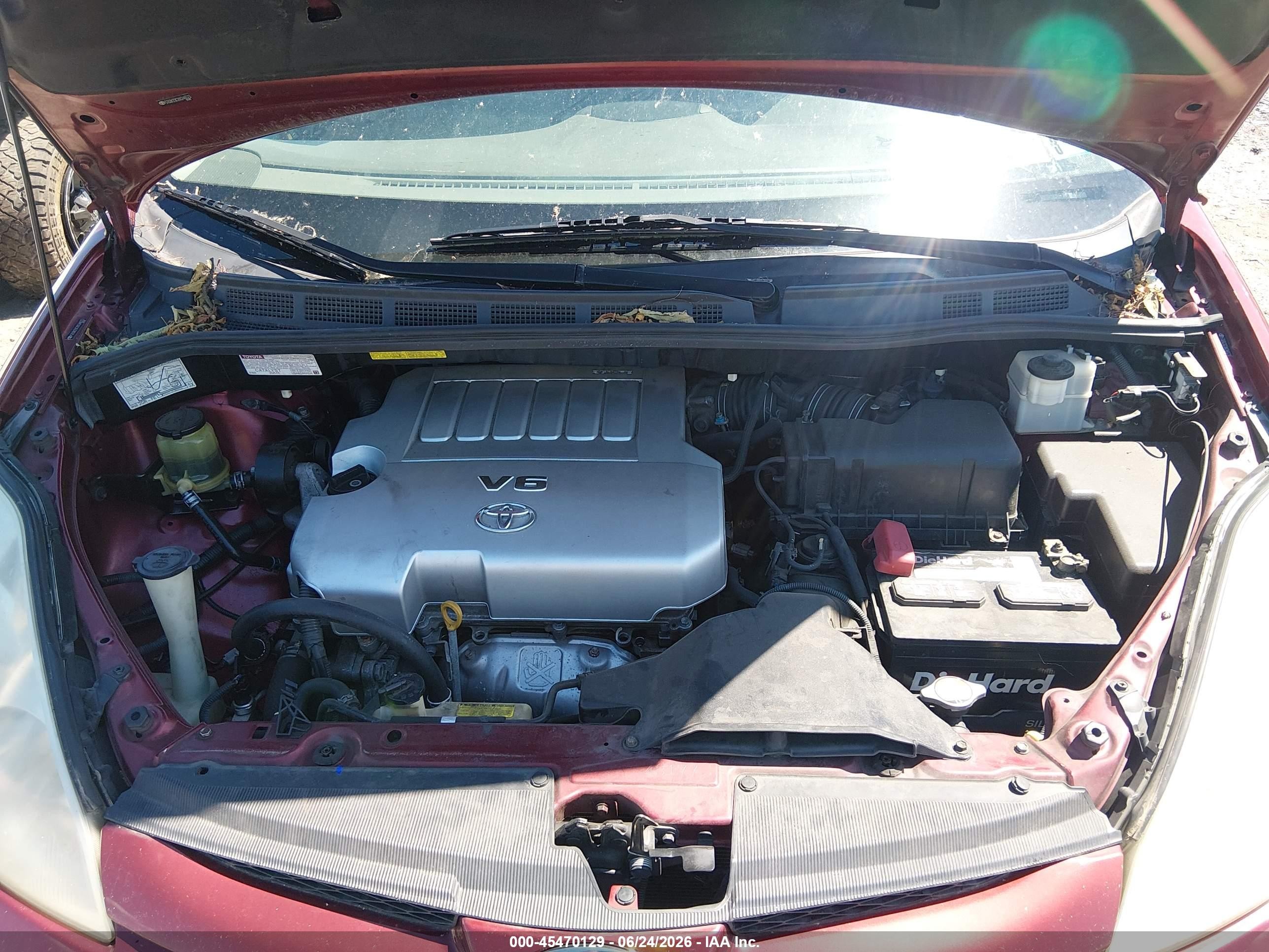 2009 Toyota Sienna Le Red vin: 5TDZK23C39S246523