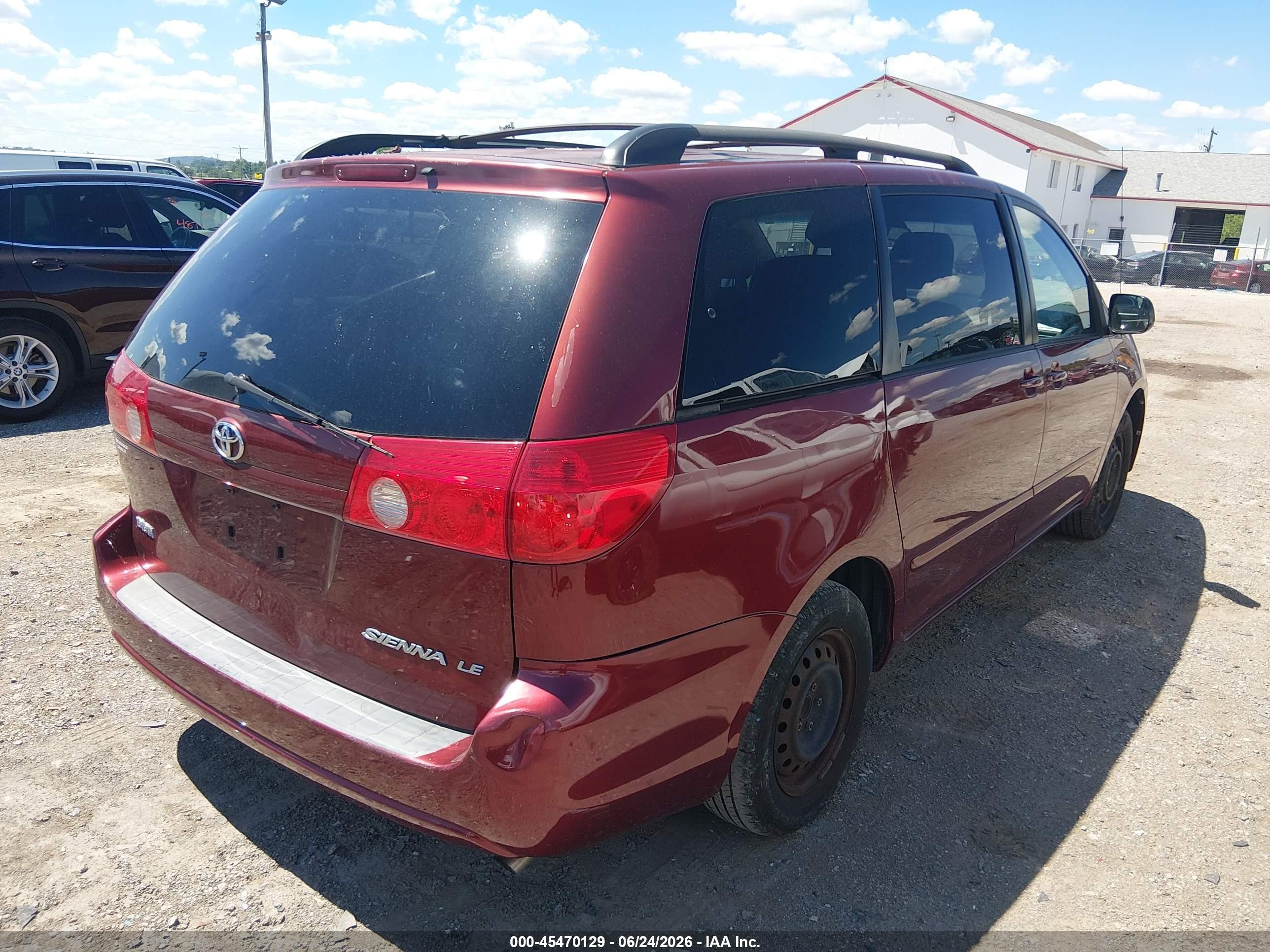 2009 Toyota Sienna Le Red vin: 5TDZK23C39S246523