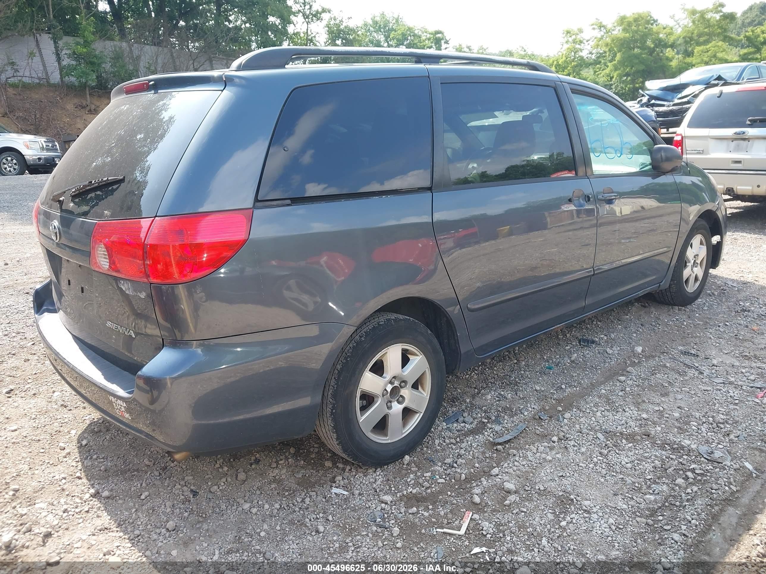 2009 Toyota Sienna Le Gray vin: 5TDZK23C39S254427