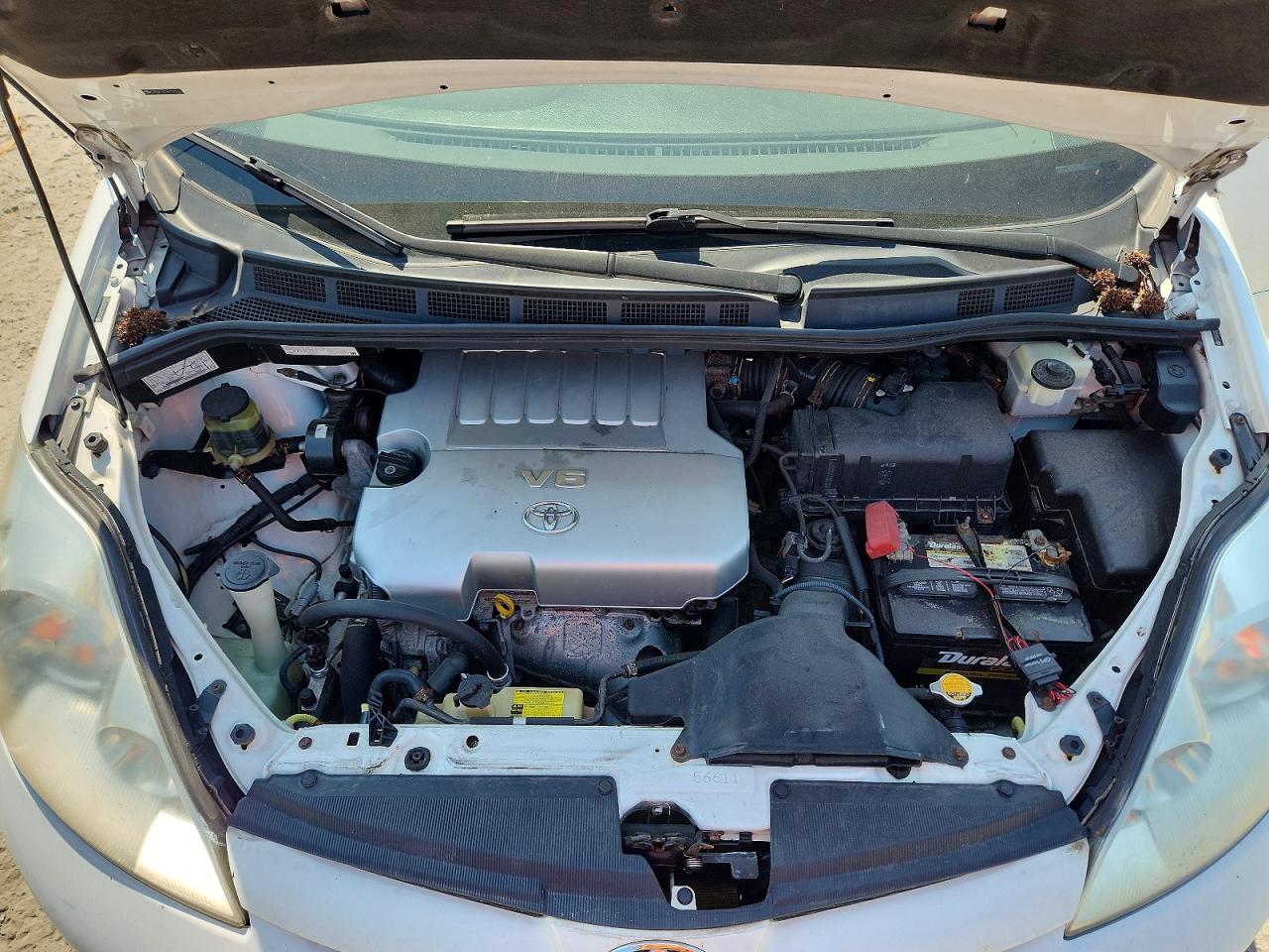 2009 Toyota Sienna Le 7-passenger Белый vin: 5TDZK23C39S272670