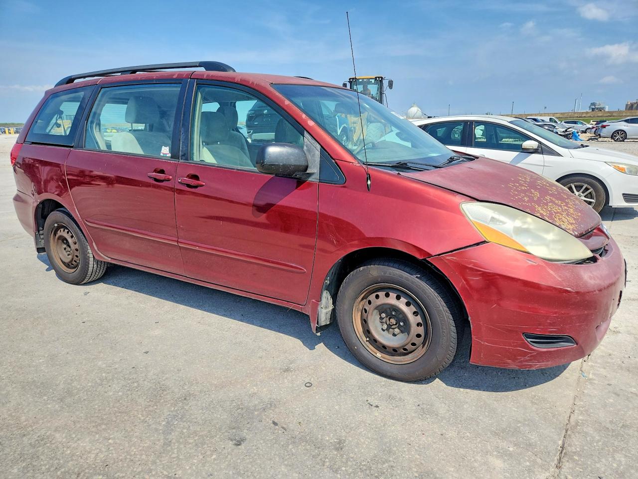 2009 Toyota Sienna Ce 8-passenger Red vin: 5TDZK23C39S274094