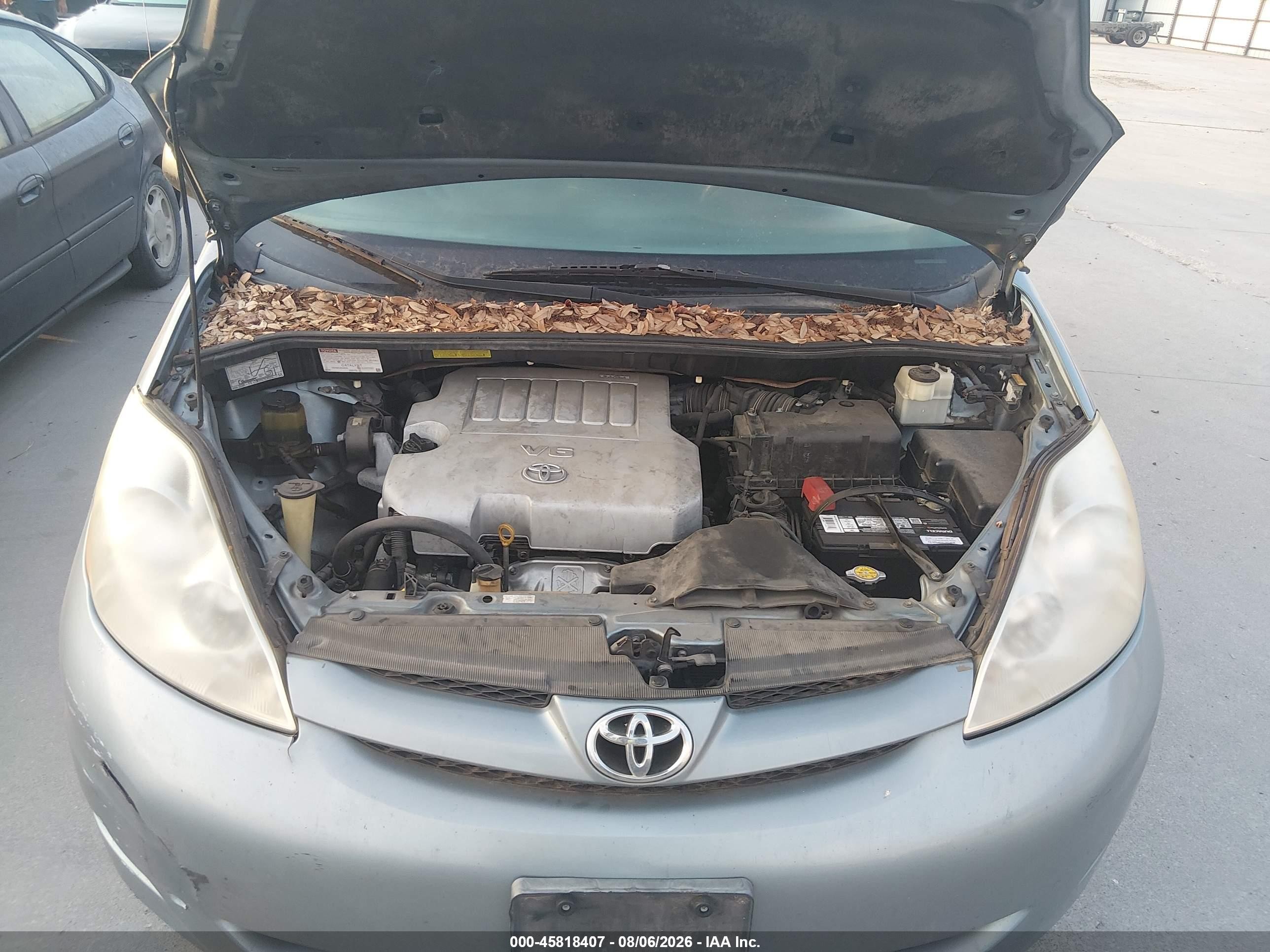 2007 Toyota Sienna Le Blue vin: 5TDZK23C47S026739