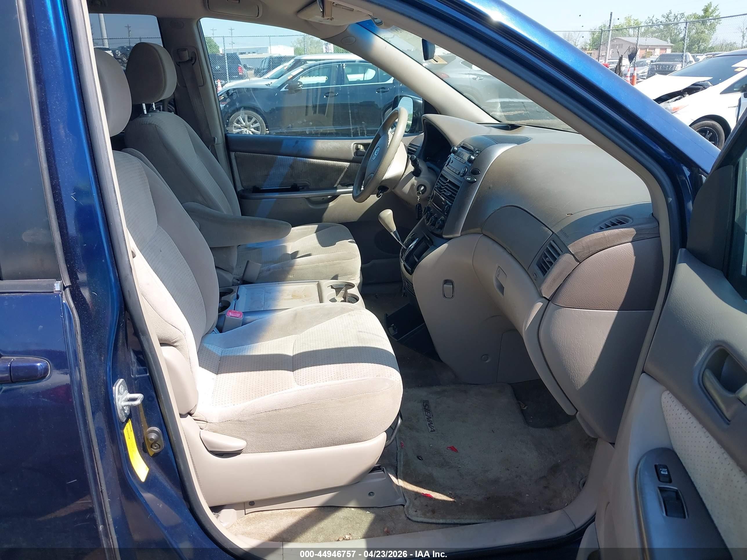 2007 Toyota Sienna Le Dark Blue vin: 5TDZK23C47S029883