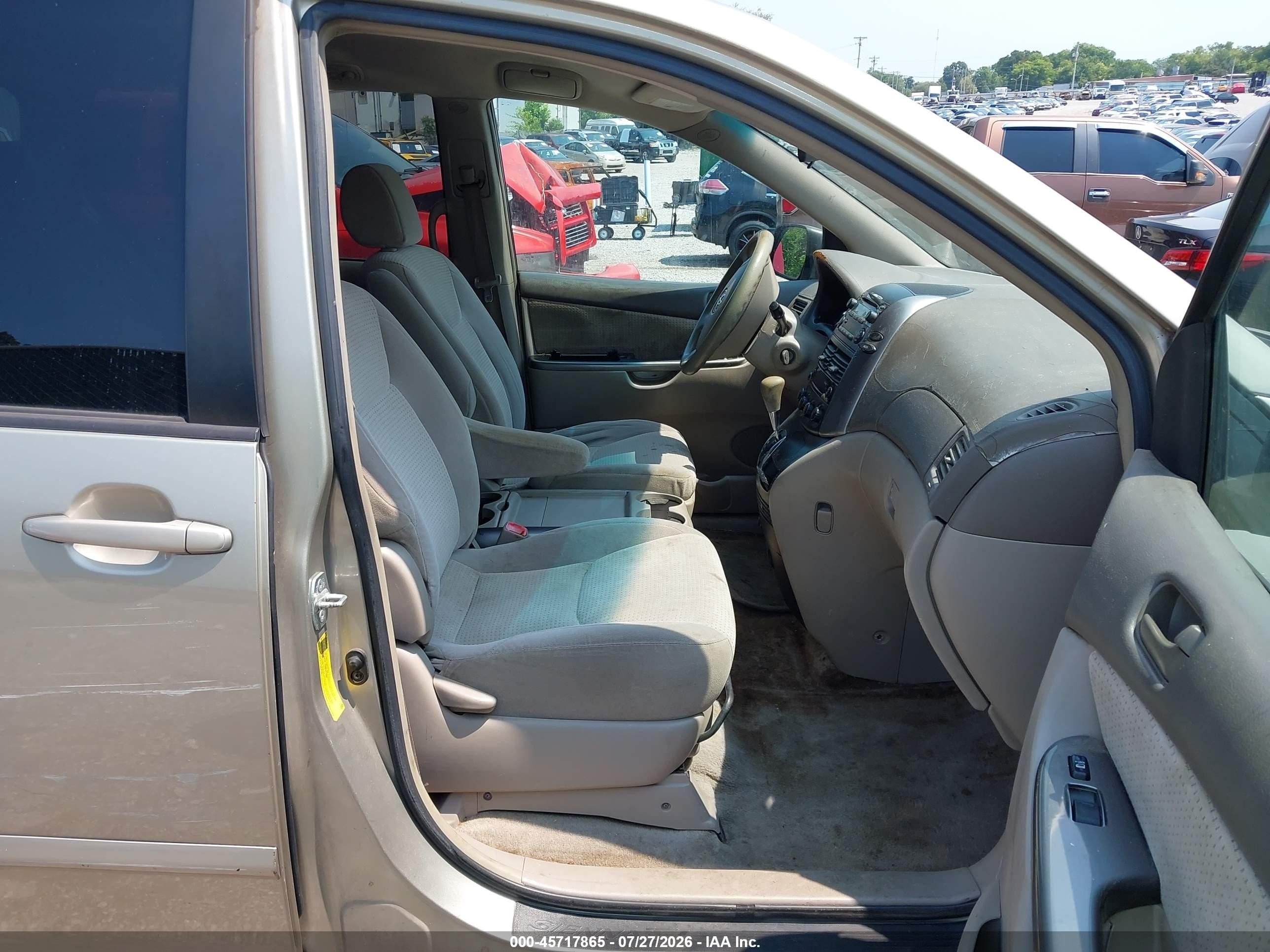 2007 Toyota Sienna Le Beige vin: 5TDZK23C47S079506