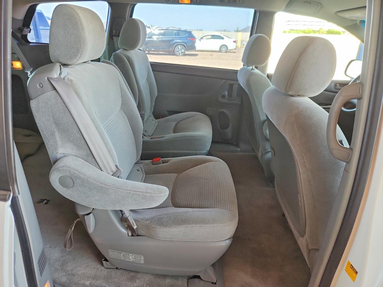 2007 Toyota Sienna Ce 7-passenger White vin: 5TDZK23C47S081353