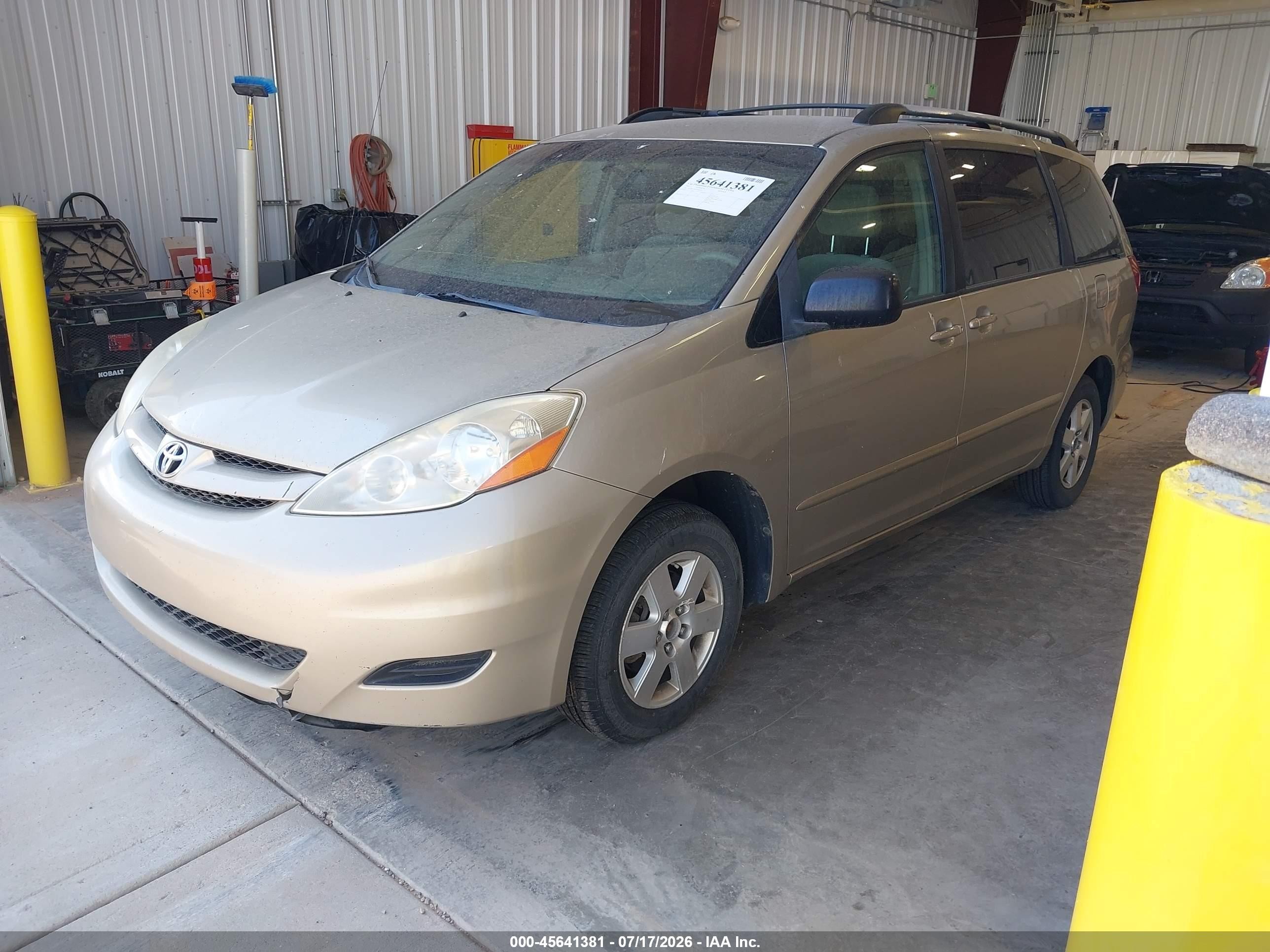 2007 Toyota Sienna Le Beige vin: 5TDZK23C47S081756