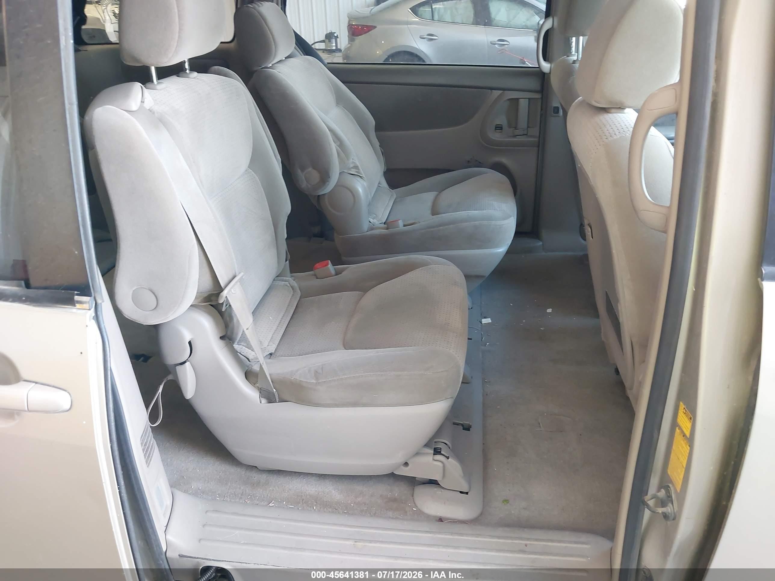2007 Toyota Sienna Le Beige vin: 5TDZK23C47S081756