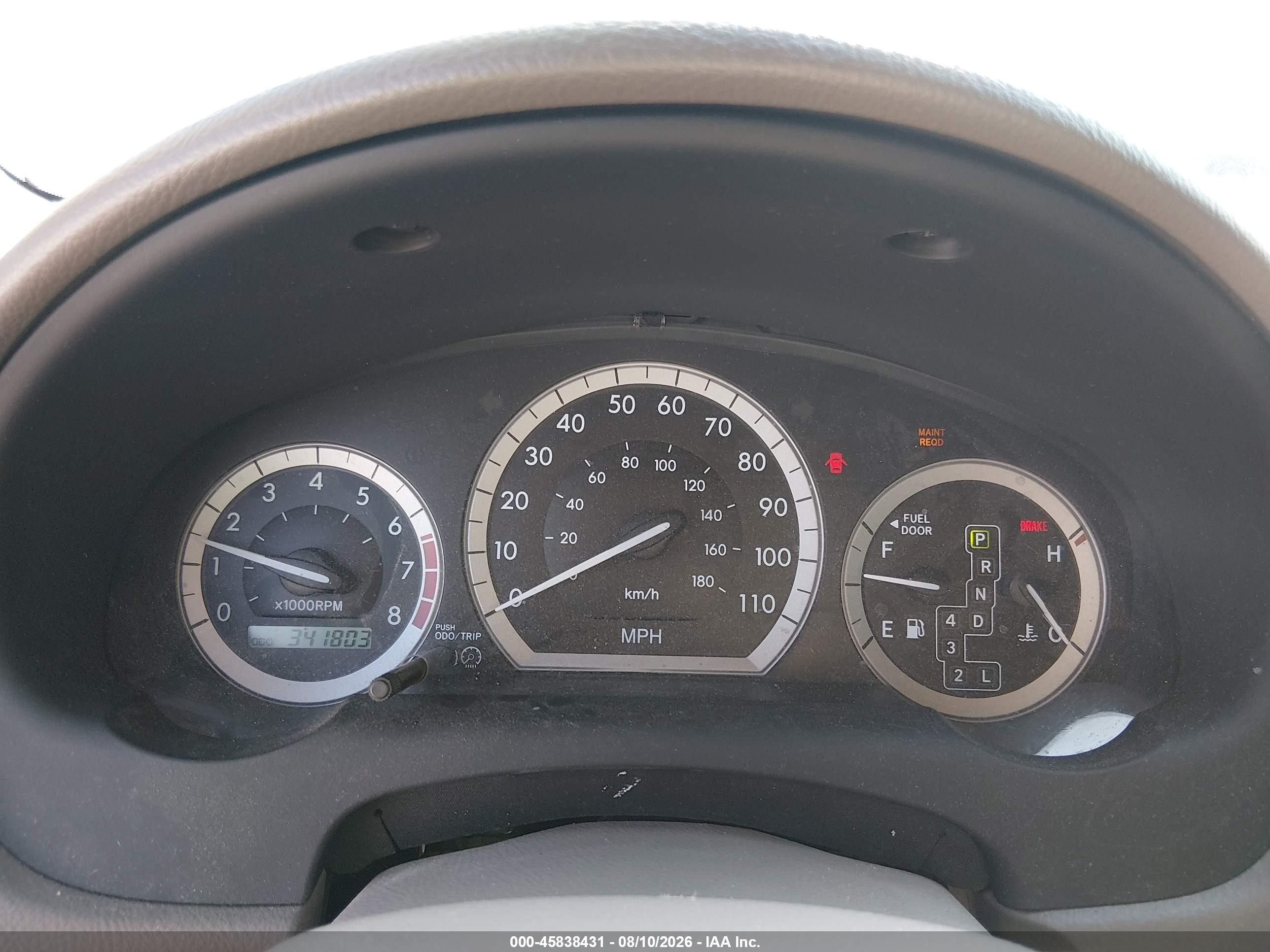 2008 Toyota Sienna Ce Tan vin: 5TDZK23C48S124414